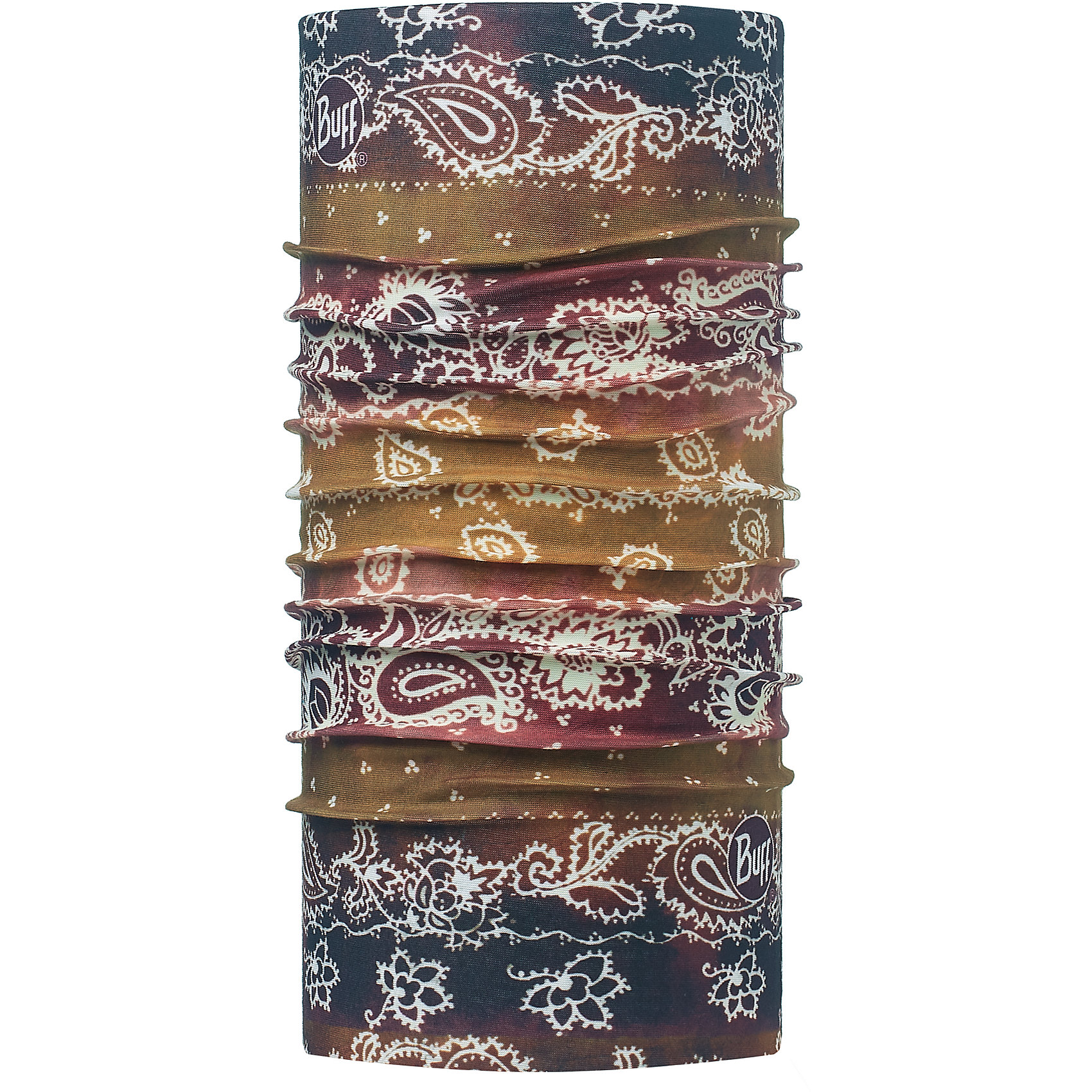 Бандана BUFF Бандана BUFFГоловные уборы<br>Бандана BUFF <br>Бесшовная бандана-труба из специальной серии Original BUFF. Original BUFF - самый популярный универсальный головной убор из всех серий. <br><br>Сделан из микрофибры - защищает от ветра, пыли, влаги и ультрафиолета. Контролирует микроклимат в холодную и теплую погоду, отводит влагу. Ткань обработана ионами серебра, обеспечивающими длительный антибактериальный эффект и предотвращающими появление запаха. Допускается машинная и ручная стирка при 30-40градусах. Материал не теряет цвет и эластичность, не требует глажки. <br><br>Original BUFF можно носить на шее и на голове, как шейный платок, маску, бандану, шапку и подшлемник. <br><br>Свойства материала позволяют использовать бандану Original BUFF в любое время года, при занятиях любым видом спорта, активного отдыха, туризма или рыбалки.<br>Состав:<br>Полиэстер 100%<br><br>Ширина мм: 89<br>Глубина мм: 117<br>Высота мм: 44<br>Вес г: 155<br>Цвет: коричневый<br>Возраст от месяцев: 84<br>Возраст до месяцев: 1188<br>Пол: Унисекс<br>Возраст: Детский<br>Размер: one size<br>SKU: 5568541