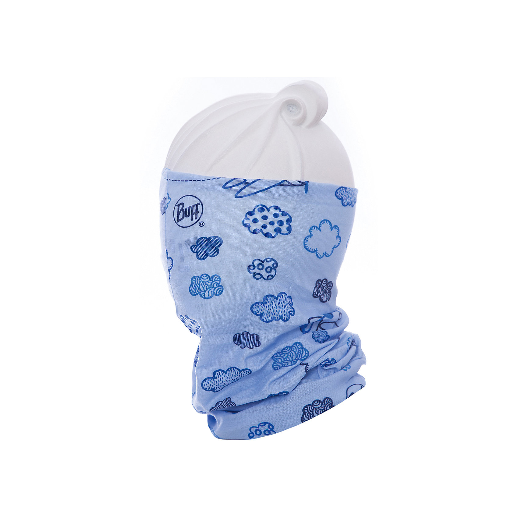 Бандана BUFF Бандана BUFFГоловные уборы<br>Бандана BUFF <br>Бесшовная бандана-труба из специальной серии Original BUFF. Original BUFF - самый популярный универсальный головной убор из всех серий. <br><br>Сделан из микрофибры - защищает от ветра, пыли, влаги и ультрафиолета. Контролирует микроклимат в холодную и теплую погоду, отводит влагу. Ткань обработана ионами серебра, обеспечивающими длительный антибактериальный эффект и предотвращающими появление запаха. Допускается машинная и ручная стирка при 30-40градусах. Материал не теряет цвет и эластичность, не требует глажки. <br><br>Original BUFF можно носить на шее и на голове, как шейный платок, маску, бандану, шапку и подшлемник. <br><br>Свойства материала позволяют использовать бандану Original BUFF в любое время года, при занятиях любым видом спорта, активного отдыха, туризма или рыбалки.<br>Состав:<br>Полиэстер 100%<br><br>Ширина мм: 89<br>Глубина мм: 117<br>Высота мм: 44<br>Вес г: 155<br>Цвет: голубой<br>Возраст от месяцев: 84<br>Возраст до месяцев: 1188<br>Пол: Унисекс<br>Возраст: Детский<br>Размер: one size<br>SKU: 5568613