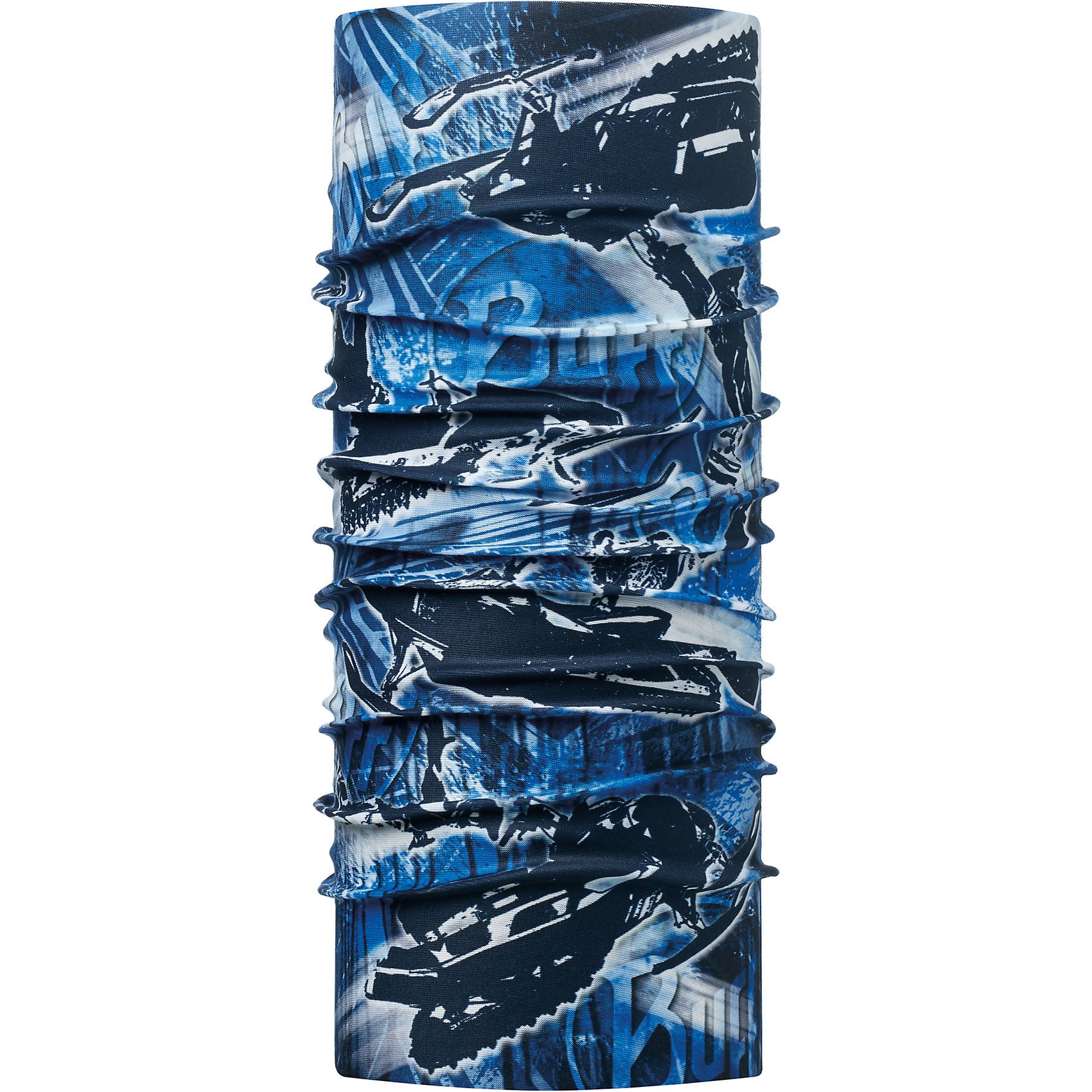Бандана BUFF Бандана BUFFГоловные уборы<br>Бандана BUFF <br>Бесшовная бандана-труба из специальной серии Original BUFF. Original BUFF - самый популярный универсальный головной убор из всех серий. <br><br>Сделан из микрофибры - защищает от ветра, пыли, влаги и ультрафиолета. Контролирует микроклимат в холодную и теплую погоду, отводит влагу. Ткань обработана ионами серебра, обеспечивающими длительный антибактериальный эффект и предотвращающими появление запаха. Допускается машинная и ручная стирка при 30-40градусах. Материал не теряет цвет и эластичность, не требует глажки. <br><br>Original BUFF можно носить на шее и на голове, как шейный платок, маску, бандану, шапку и подшлемник. <br><br>Свойства материала позволяют использовать бандану Original BUFF в любое время года, при занятиях любым видом спорта, активного отдыха, туризма или рыбалки.<br>Состав:<br>Полиэстер 100%<br><br>Ширина мм: 89<br>Глубина мм: 117<br>Высота мм: 44<br>Вес г: 155<br>Цвет: синий<br>Возраст от месяцев: 84<br>Возраст до месяцев: 1188<br>Пол: Унисекс<br>Возраст: Детский<br>Размер: one size<br>SKU: 5568721