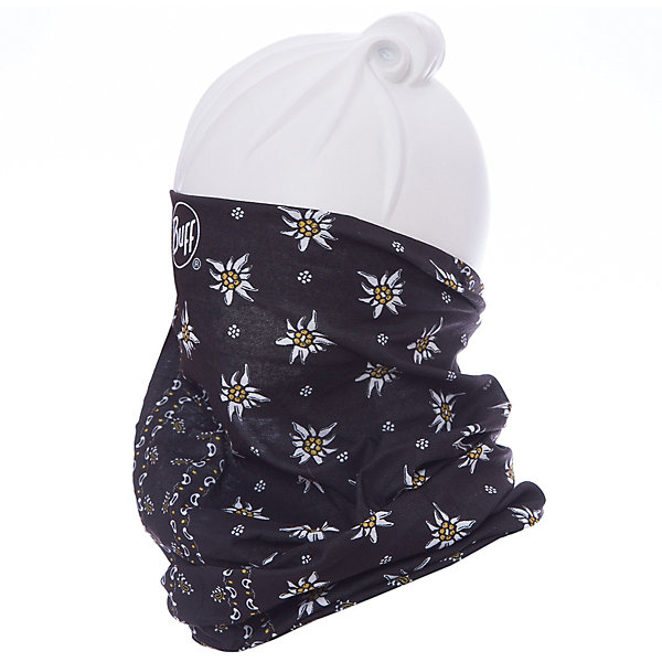 Бандана BUFF Бандана BUFFГоловные уборы<br>Бандана BUFF <br>Бесшовная бандана-труба из специальной серии Original BUFF. Original BUFF - самый популярный универсальный головной убор из всех серий. <br><br>Сделан из микрофибры - защищает от ветра, пыли, влаги и ультрафиолета. Контролирует микроклимат в холодную и теплую погоду, отводит влагу. Ткань обработана ионами серебра, обеспечивающими длительный антибактериальный эффект и предотвращающими появление запаха. Допускается машинная и ручная стирка при 30-40градусах. Материал не теряет цвет и эластичность, не требует глажки. <br><br>Original BUFF можно носить на шее и на голове, как шейный платок, маску, бандану, шапку и подшлемник. <br><br>Свойства материала позволяют использовать бандану Original BUFF в любое время года, при занятиях любым видом спорта, активного отдыха, туризма или рыбалки.<br>Состав:<br>Полиэстер 100%<br><br>Ширина мм: 89<br>Глубина мм: 117<br>Высота мм: 44<br>Вес г: 155<br>Цвет: черный<br>Возраст от месяцев: 84<br>Возраст до месяцев: 1188<br>Пол: Унисекс<br>Возраст: Детский<br>Размер: one size<br>SKU: 5568743