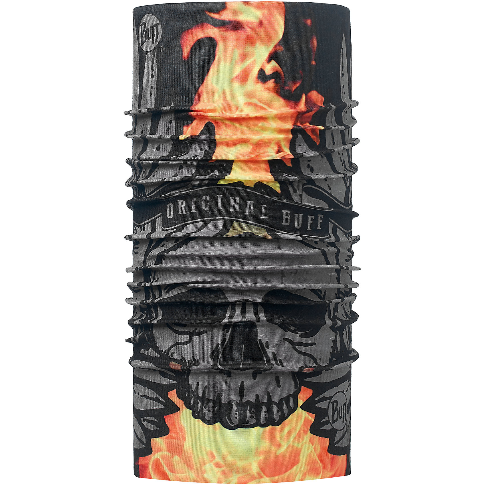 Бандана BUFF Бандана BUFFГоловные уборы<br>Бандана BUFF <br>Бесшовная бандана-труба из специальной серии Original BUFF. Original BUFF - самый популярный универсальный головной убор из всех серий. <br><br>Сделан из микрофибры - защищает от ветра, пыли, влаги и ультрафиолета. Контролирует микроклимат в холодную и теплую погоду, отводит влагу. Ткань обработана ионами серебра, обеспечивающими длительный антибактериальный эффект и предотвращающими появление запаха. Допускается машинная и ручная стирка при 30-40градусах. Материал не теряет цвет и эластичность, не требует глажки. <br><br>Original BUFF можно носить на шее и на голове, как шейный платок, маску, бандану, шапку и подшлемник. <br><br>Свойства материала позволяют использовать бандану Original BUFF в любое время года, при занятиях любым видом спорта, активного отдыха, туризма или рыбалки.<br>Состав:<br>Полиэстер 100%<br><br>Ширина мм: 89<br>Глубина мм: 117<br>Высота мм: 44<br>Вес г: 155<br>Цвет: черный<br>Возраст от месяцев: 84<br>Возраст до месяцев: 1188<br>Пол: Унисекс<br>Возраст: Детский<br>Размер: one size<br>SKU: 5568753