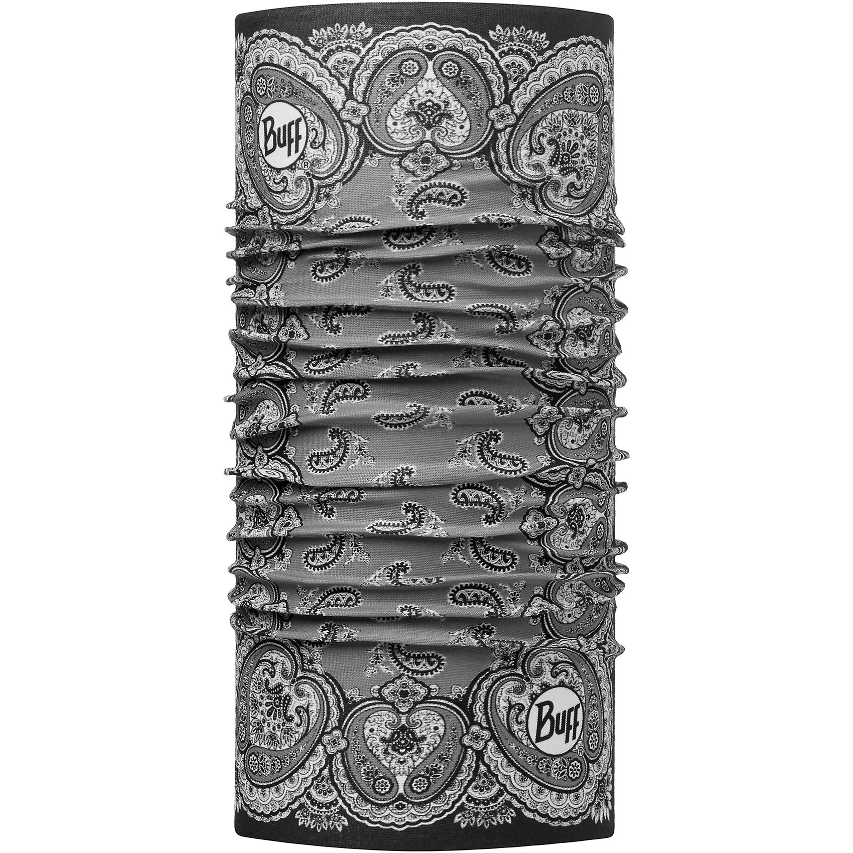 Бандана BUFF Бандана BUFFГоловные уборы<br>Бандана BUFF <br>Бесшовная бандана-труба из специальной серии Original BUFF. Original BUFF - самый популярный универсальный головной убор из всех серий. <br><br>Сделан из микрофибры - защищает от ветра, пыли, влаги и ультрафиолета. Контролирует микроклимат в холодную и теплую погоду, отводит влагу. Ткань обработана ионами серебра, обеспечивающими длительный антибактериальный эффект и предотвращающими появление запаха. Допускается машинная и ручная стирка при 30-40градусах. Материал не теряет цвет и эластичность, не требует глажки. <br><br>Original BUFF можно носить на шее и на голове, как шейный платок, маску, бандану, шапку и подшлемник. <br><br>Свойства материала позволяют использовать бандану Original BUFF в любое время года, при занятиях любым видом спорта, активного отдыха, туризма или рыбалки.<br>Состав:<br>Полиэстер 100%<br><br>Ширина мм: 89<br>Глубина мм: 117<br>Высота мм: 44<br>Вес г: 155<br>Цвет: черный<br>Возраст от месяцев: 84<br>Возраст до месяцев: 1188<br>Пол: Унисекс<br>Возраст: Детский<br>Размер: one size<br>SKU: 5568759