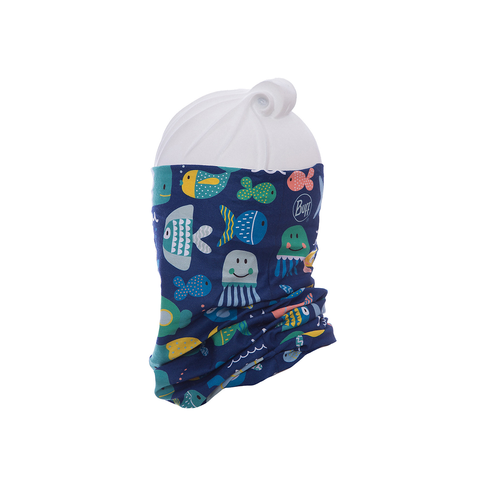 Бандана BUFF Бандана BUFFГоловные уборы<br>Бандана BUFF <br>Многофункциональный и легкий детский BUFF. Дышащий материал Coolmax Extreme превосходно охлаждает в жаркую погоду и блокирует 95% вредных ультрафиолетовых лучей. <br><br>Особенности:<br><br>- бесшовная технология<br>- Coolmax Extreme - дышащий материал для активного образа жизни и профессионального спорта <br>- 95% УФ-защита<br>- воздухопроницаемость и контроль влажности<br>- Polygiene® препятствует размножению бактерий и предотвращает появление запахов<br>- 100% полиэстер<br>Состав:<br>Полиэстер 100%<br><br>Ширина мм: 89<br>Глубина мм: 117<br>Высота мм: 44<br>Вес г: 155<br>Цвет: синий<br>Возраст от месяцев: 84<br>Возраст до месяцев: 1188<br>Пол: Унисекс<br>Возраст: Детский<br>Размер: one size<br>SKU: 5568793
