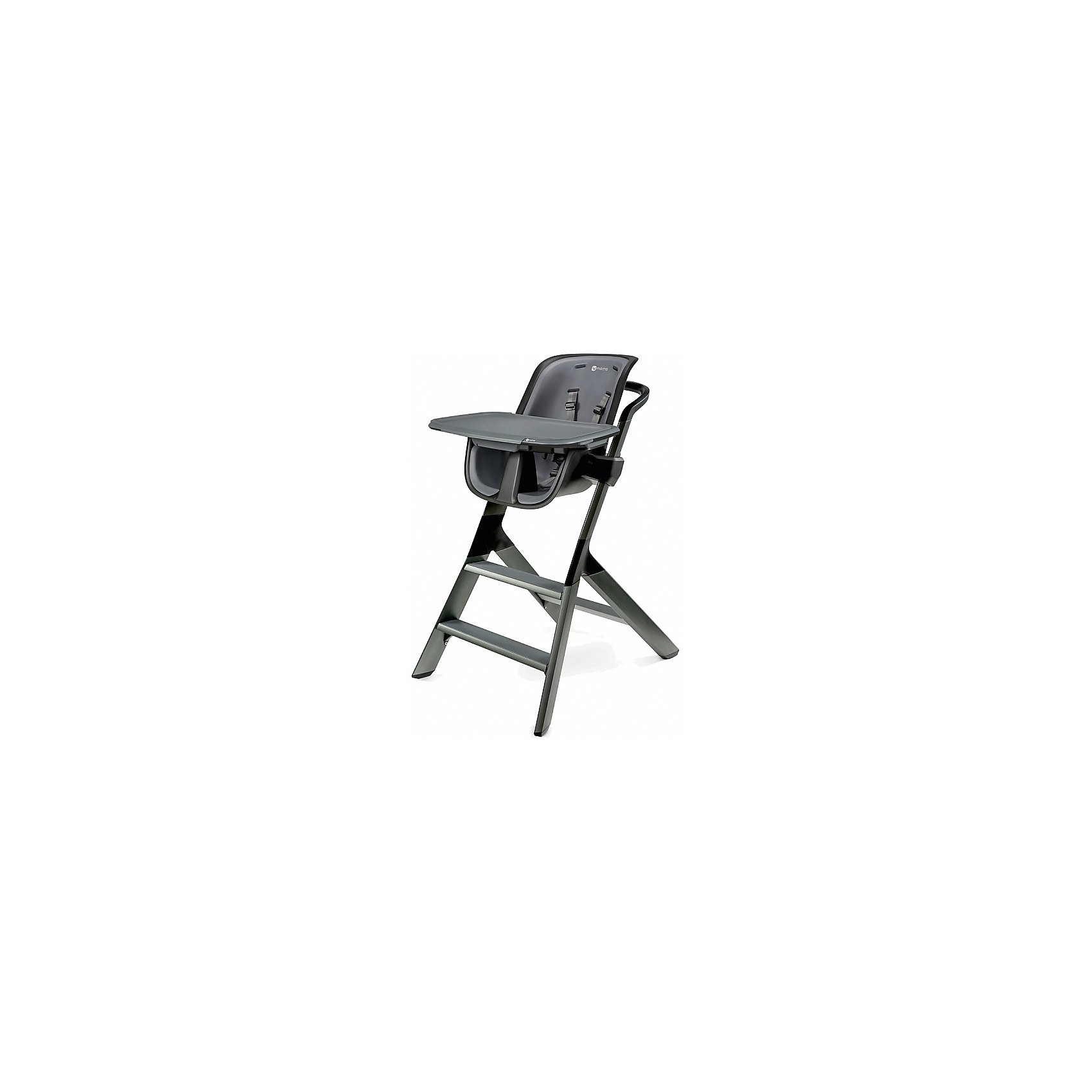 Стульчик для кормления High chair, 4moms, стальной Стульчик для кормления High chair, 4moms, стальнойот рождения<br>Характеристики товара:<br><br>• возраст от 6 месяцев;<br>• максимальный вес ребенка 27 кг;<br>• материал: пластик;<br>• регулируемое по высоте сидение в 3 положениях;<br>• регулировка глубины столешницы в 3 положениях;<br>• магнитный столик;<br>• 5-ти точечные ремни безопасности;<br>• страна производитель: США<br><br>Стульчик для кормления 4moms High Chair стальной отличается необычной столешницей, которая устанавливается на стульчик при помощи магнитов, что облегчает процесс крепления ее на стульчик. Специальная фирменная посуда для кормления также удерживается на столешнице при помощи магнитов, не позволяя малышу случайно уронить тарелку с едой или стакан с напитком. В сидении ребенок удерживается 5-ти точечным ремнем безопасности, который подгоняется под рост малыша. Чехол снимается и стирается в стиральной машине.<br><br>Размер стульчика 101х71х56 см<br>Вес стульчика 6,8 кг<br>Размер упаковки 96х56х71 см<br>Вес упаковки 7,4 кг<br><br>Комплектация:<br><br>• стул;<br>• столешница;<br>• плошка с крышкой на магнитах.<br><br>Стульчик для кормления 4moms High Chair стальной можно приобрести в нашем интернет-магазине.<br><br>Ширина мм: 960<br>Глубина мм: 560<br>Высота мм: 710<br>Вес г: 7400<br>Возраст от месяцев: 0<br>Возраст до месяцев: 36<br>Пол: Унисекс<br>Возраст: Детский<br>SKU: 5572094