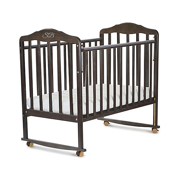 Кроватка Sweet Baby Lorenzo Wenge, Венге Кроватка Sweet Baby Lorenzo Wenge, ВенгеДетские кроватки<br>Характеристики товара:<br><br>• цвет: венге<br>• колесики<br>• материал: дерево<br>• силиконовые накладки на бортики<br>• полозья для качания<br>• размер спального места: 120х60 см<br>• 2 уровня ложа<br><br>Кроватку Sweet Baby Lorenzo с комплектацией колёсо/качалка можно использовать в одном из 2-х вариантов – на качалке или прикрутить колёсики.<br><br>Округлые формы деталей не позволят Вашему малышу удариться, а передняя стенка особенно надежна и долговечна благодаря тому, что подвижна только верхняя планка.<br><br>Два уровня ложа позволяют менять глубину кроватки по мере роста малыша, опускаемая планка поможет без труда дотянуться до малыша в кроватке.<br><br>Расстояние между рейками не дает возможность ребенку застрять между ними во время сна.<br><br>Детская кровать Sweet Baby Lorenzo изготовлена из древесины березы, прочного и долговечного материала. <br><br>Кроватки для новорожденных SweetBaby обрабатываются нетоксичными лаками и красками, абсолютно безвредными для ребенка.<br><br>Кроватку Lorenzo Wenge, Sweet Baby можно купить в нашем интернет-магазине.<br><br>Ширина мм: 710<br>Глубина мм: 150<br>Высота мм: 1240<br>Вес г: 19000<br>Возраст от месяцев: 0<br>Возраст до месяцев: 36<br>Пол: Унисекс<br>Возраст: Детский<br>SKU: 5583571