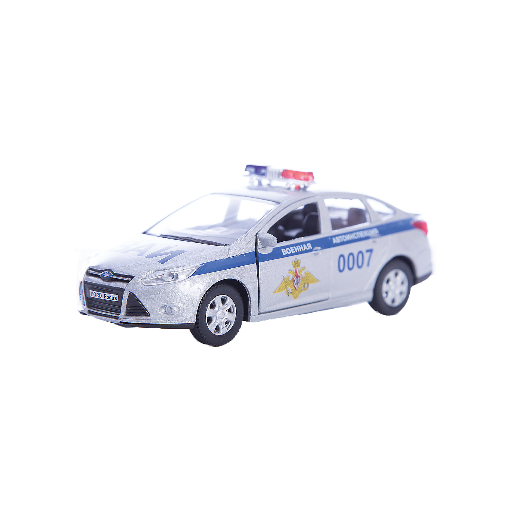 Машинка Ford Focus ВАИ 1:36, Autotime Машинка Ford Focus ВАИ 1:36, AutotimeМашинки<br>Машинка Ford Focus ВАИ 1:36, Autotime (Автотайм).<br><br>Характеристики:<br><br>• Масштаб 1:36<br>• Материал: металл, пластик<br>• Цвет: серебристый<br>• Упаковка: картонная коробка блистерного типа<br>• Размер упаковки: 16,5x5,7x7,2 см.<br><br>Машинка Ford Focus ВАИ от Autotime (Автотайм) является уменьшенной копией автомобиля Военной автомобильной инспекции Вооруженных Сил Российской Федерации. Модель с символикой Военной автомобильной инспекции, оборудованная красно-синими спецсигналами на крыше, отличается высокой степенью детализации. Корпус машинки изготовлен из металла, а все дополнительные элементы из пластика. Передние двери открываются, что позволяет рассмотреть салон изнутри в деталях. Машинка оснащена инерционным механизмом. Машинка Ford Focus ВАИ станет хорошим подарком и ребенку, и коллекционеру моделей автомобилей.<br><br>Машинку Ford Focus ВАИ 1:36, Autotime (Автотайм) можно купить в нашем интернет-магазине.<br><br>Ширина мм: 165<br>Глубина мм: 57<br>Высота мм: 75<br>Вес г: 13<br>Возраст от месяцев: 36<br>Возраст до месяцев: 2147483647<br>Пол: Мужской<br>Возраст: Детский<br>SKU: 5583865