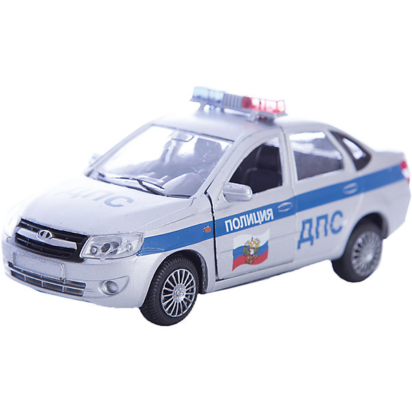 Машинка Lada Granta ДПС 1:36, Autotime Машинка Lada Granta ДПС 1:36, AutotimeМашинки<br>Характеристики товара:<br><br>• цвет: серый<br>• возраст: от 3 лет<br>• материал: металл, пластик<br>• размер: 16,5х7,х5,7 см<br>• вес: 100 г<br>• масштаб: 1:36<br>• колеса вращаются<br>• хорошая детализация<br>• открываются двери<br>• страна бренда: Россия<br>• страна производства: Китай<br><br>Коллекционная машинка LADA GRANTA ДПС от бренда AUTOTIME станет отличным подарком для мальчика. Подробная детализация машинки порадует увлеченного коллекционера, а открывающиеся двери и свободно вращающиеся колеса придутся по душе юному владельцу игрушечного гаража. Эта игрушка подарит восторг и радость вашему ребенку. <br><br>Игрушка также воздействует на наглядно-образное мышление, логическое мышление, развивает мелкую моторику. Изделие выполнено из сертифицированных материалов, безопасных для детей.<br><br>Машинку «Lada Granta» ДПС от бренда AUTOTIME можно купить в нашем интернет-магазине.<br><br>Ширина мм: 165<br>Глубина мм: 57<br>Высота мм: 75<br>Вес г: 13<br>Возраст от месяцев: 36<br>Возраст до месяцев: 2147483647<br>Пол: Мужской<br>Возраст: Детский<br>SKU: 5583885