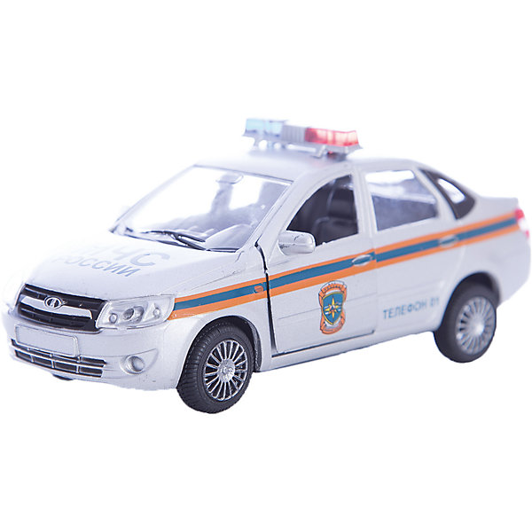 Машинка Lada Granta МЧС 1:36, Autotime Машинка Lada Granta МЧС 1:36, AutotimeМашинки<br>Характеристики товара:<br><br>• цвет: серый<br>• возраст: от 3 лет<br>• материал: металл, пластик<br>• размер: 16,5х7,х5,7 см<br>• вес: 100 г<br>• масштаб: 1:36<br>• колеса вращаются<br>• хорошая детализация<br>• открываются двери<br>• страна бренда: Россия<br>• страна производства: Китай<br><br>Коллекционная машинка LADA GRANTA МЧС от бренда AUTOTIME станет отличным подарком для мальчика. Подробная детализация машинки порадует увлеченного коллекционера, а открывающиеся двери и свободно вращающиеся колеса придутся по душе юному владельцу игрушечного гаража. Эта игрушка подарит восторг и радость вашему ребенку. <br><br>Игрушка также воздействует на наглядно-образное мышление, логическое мышление, развивает мелкую моторику. Изделие выполнено из сертифицированных материалов, безопасных для детей.<br><br>Машинку «Lada Granta» МЧС от бренда AUTOTIME можно купить в нашем интернет-магазине.<br><br>Ширина мм: 165<br>Глубина мм: 57<br>Высота мм: 75<br>Вес г: 13<br>Возраст от месяцев: 36<br>Возраст до месяцев: 2147483647<br>Пол: Мужской<br>Возраст: Детский<br>SKU: 5583888