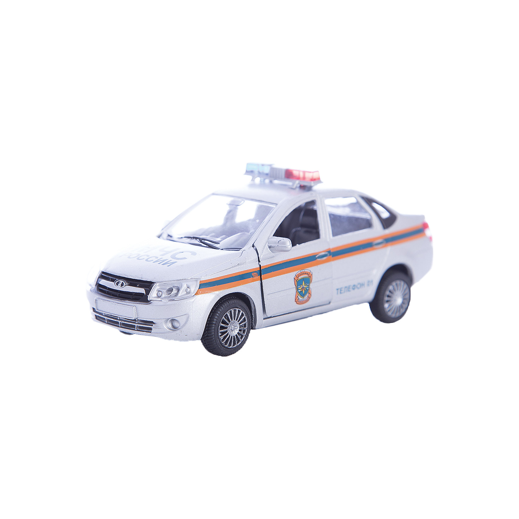Машинка Lada Granta МЧС 1:36, Autotime Машинка Lada Granta МЧС 1:36, AutotimeМашинки<br>Характеристики товара:<br><br>• цвет: серый<br>• возраст: от 3 лет<br>• материал: металл, пластик<br>• размер: 16,5х7,х5,7 см<br>• вес: 100 г<br>• масштаб: 1:36<br>• колеса вращаются<br>• хорошая детализация<br>• открываются двери<br>• страна бренда: Россия<br>• страна производства: Китай<br><br>Коллекционная машинка LADA GRANTA МЧС от бренда AUTOTIME станет отличным подарком для мальчика. Подробная детализация машинки порадует увлеченного коллекционера, а открывающиеся двери и свободно вращающиеся колеса придутся по душе юному владельцу игрушечного гаража. Эта игрушка подарит восторг и радость вашему ребенку. <br><br>Игрушка также воздействует на наглядно-образное мышление, логическое мышление, развивает мелкую моторику. Изделие выполнено из сертифицированных материалов, безопасных для детей.<br><br>Машинку «Lada Granta» МЧС от бренда AUTOTIME можно купить в нашем интернет-магазине.<br><br>Ширина мм: 165<br>Глубина мм: 57<br>Высота мм: 75<br>Вес г: 13<br>Возраст от месяцев: 36<br>Возраст до месяцев: 2147483647<br>Пол: Мужской<br>Возраст: Детский<br>SKU: 5583888