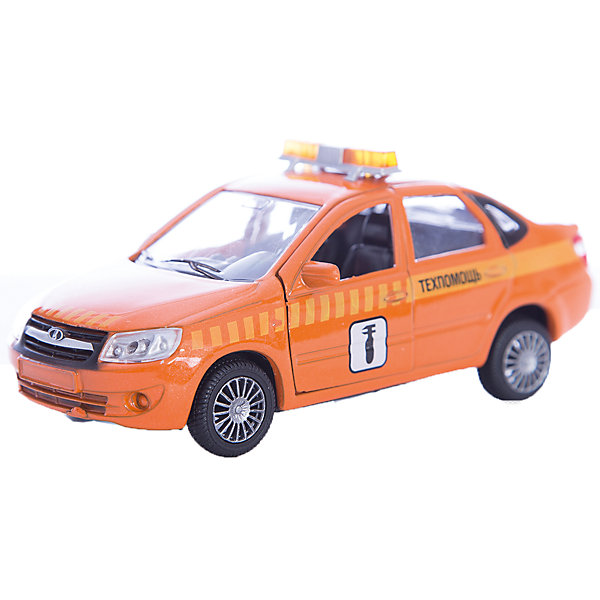 Машинка Lada Granta техпомощь 1:36, Autotime Машинка Lada Granta техпомощь 1:36, AutotimeМашинки<br>Характеристики товара:<br><br>• цвет: оранжевая<br>• возраст: от 3 лет<br>• материал: металл, пластик<br>• размер: 16,5х7,х5,7 см<br>• вес: 100 г<br>• масштаб: 1:36<br>• колеса вращаются<br>• хорошая детализация<br>• открываются двери<br>• страна бренда: Россия<br>• страна производства: Китай<br><br>Коллекционная машинка LADA GRANTA техпомощь от бренда AUTOTIME станет отличным подарком для мальчика. Подробная детализация машинки порадует увлеченного коллекционера, а открывающиеся двери и свободно вращающиеся колеса придутся по душе юному владельцу игрушечного гаража. Эта игрушка подарит восторг и радость вашему ребенку. <br><br>Игрушка также воздействует на наглядно-образное мышление, логическое мышление, развивает мелкую моторику. Изделие выполнено из сертифицированных материалов, безопасных для детей.<br><br>Машинку «Lada Granta» техпомощь от бренда AUTOTIME можно купить в нашем интернет-магазине.<br><br>Ширина мм: 165<br>Глубина мм: 57<br>Высота мм: 75<br>Вес г: 13<br>Возраст от месяцев: 36<br>Возраст до месяцев: 2147483647<br>Пол: Мужской<br>Возраст: Детский<br>SKU: 5583893