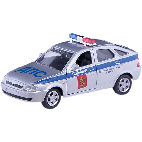 Машинка Lada Priora ДПС 1:36, Autotime Машинка Lada Priora ДПС 1:36, AutotimeМашинки<br>Характеристики товара:<br><br>• цвет: серый<br>• материал: металл, пластик<br>• размер: 16,5х7,х5,7 см<br>• вес: 100 г<br>• масштаб: 1:36<br>• прочный материал<br>• хорошая детализация<br>• открываются двери<br>• страна бренда: Россия<br>• страна производства: Китай<br><br>Коллекционная машинка LADA Priora ДПС от бренда AUTOTIME станет отличным подарком для мальчика. Подробная детализация машинки порадует увлеченного коллекционера, а открывающиеся двери и свободно вращающиеся колеса придутся по душе юному владельцу игрушечного гаража. Эта игрушка подарит восторг и радость вашему ребенку. <br><br>Игрушка также воздействует на наглядно-образное мышление, логическое мышление, развивает мелкую моторику. Изделие выполнено из сертифицированных материалов, безопасных для детей.<br><br>Машинку «Lada Priora» ДПС от бренда AUTOTIME можно купить в нашем интернет-магазине.<br><br>Ширина мм: 165<br>Глубина мм: 57<br>Высота мм: 75<br>Вес г: 13<br>Возраст от месяцев: 36<br>Возраст до месяцев: 2147483647<br>Пол: Мужской<br>Возраст: Детский<br>SKU: 5583897