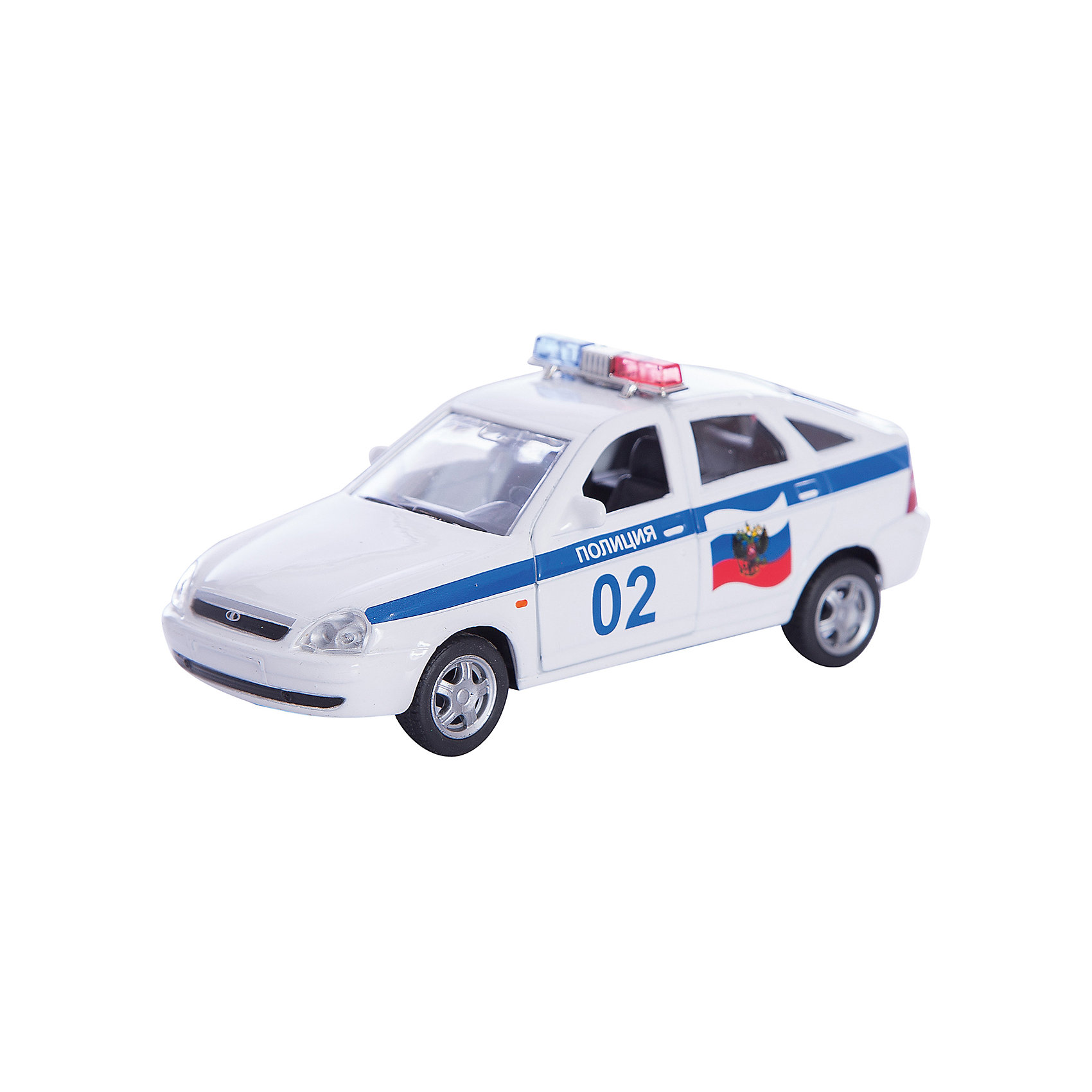 Машинка Lada Priora полиция 1:36, Autotime Машинка Lada Priora полиция 1:36, AutotimeМашинки<br>Характеристики товара:<br><br>• цвет: белый<br>• материал: металл, пластик<br>• размер: 16,5х7,х5,7 см<br>• вес: 100 г<br>• масштаб: 1:36<br>• прочный материал<br>• хорошая детализация<br>• открываются двери<br>• страна бренда: Россия<br>• страна производства: Китай<br><br>Коллекционная машинка LADA Priora полиция от бренда AUTOTIME станет отличным подарком для мальчика. Подробная детализация машинки порадует увлеченного коллекционера, а открывающиеся двери и свободно вращающиеся колеса придутся по душе юному владельцу игрушечного гаража. Эта игрушка подарит восторг и радость вашему ребенку. <br><br>Игрушка также воздействует на наглядно-образное мышление, логическое мышление, развивает мелкую моторику. Изделие выполнено из сертифицированных материалов, безопасных для детей.<br><br>Машинку «Lada Priora» полиция от бренда AUTOTIME можно купить в нашем интернет-магазине.<br><br>Ширина мм: 165<br>Глубина мм: 57<br>Высота мм: 75<br>Вес г: 13<br>Возраст от месяцев: 36<br>Возраст до месяцев: 2147483647<br>Пол: Мужской<br>Возраст: Детский<br>SKU: 5583898