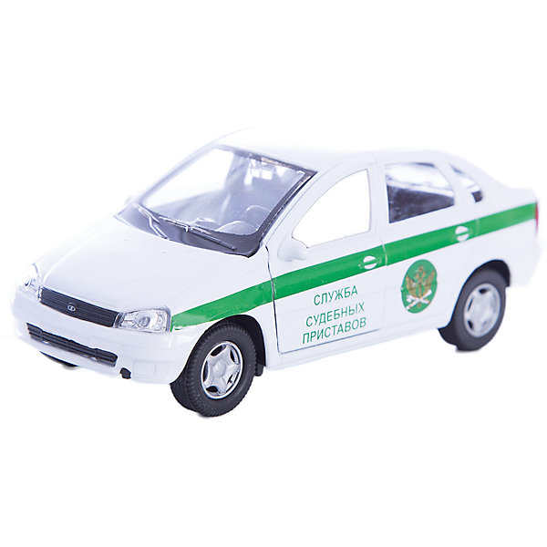 Машинка Lada Kalina судебные приставы 1:34, Autotime Машинка Lada Kalina судебные приставы 1:34, AutotimeМашинки<br>Характеристики товара:<br><br>• цвет: серебро<br>• материал: металл, пластик<br>• размер: 16,5х7,х5,7 см<br>• вес: 100 г<br>• масштаб: 1:34<br>• прочный материал<br>• хорошая детализация<br>• открываются двери<br>• страна бренда: Россия<br>• страна производства: Китай<br><br>Коллекционная машинка LADA Kalina судебные приставы от бренда AUTOTIME станет отличным подарком для мальчика. Подробная детализация машинки порадует увлеченного коллекционера, а открывающиеся двери и свободно вращающиеся колеса придутся по душе юному владельцу игрушечного гаража. Эта игрушка подарит восторг и радость вашему ребенку. <br><br>Игрушка также воздействует на наглядно-образное мышление, логическое мышление, развивает мелкую моторику. Изделие выполнено из сертифицированных материалов, безопасных для детей.<br><br>Машинку «Lada Kalina» судебные приставы от бренда AUTOTIME можно купить в нашем интернет-магазине.<br><br>Ширина мм: 165<br>Глубина мм: 57<br>Высота мм: 75<br>Вес г: 13<br>Возраст от месяцев: 36<br>Возраст до месяцев: 2147483647<br>Пол: Мужской<br>Возраст: Детский<br>SKU: 5583914