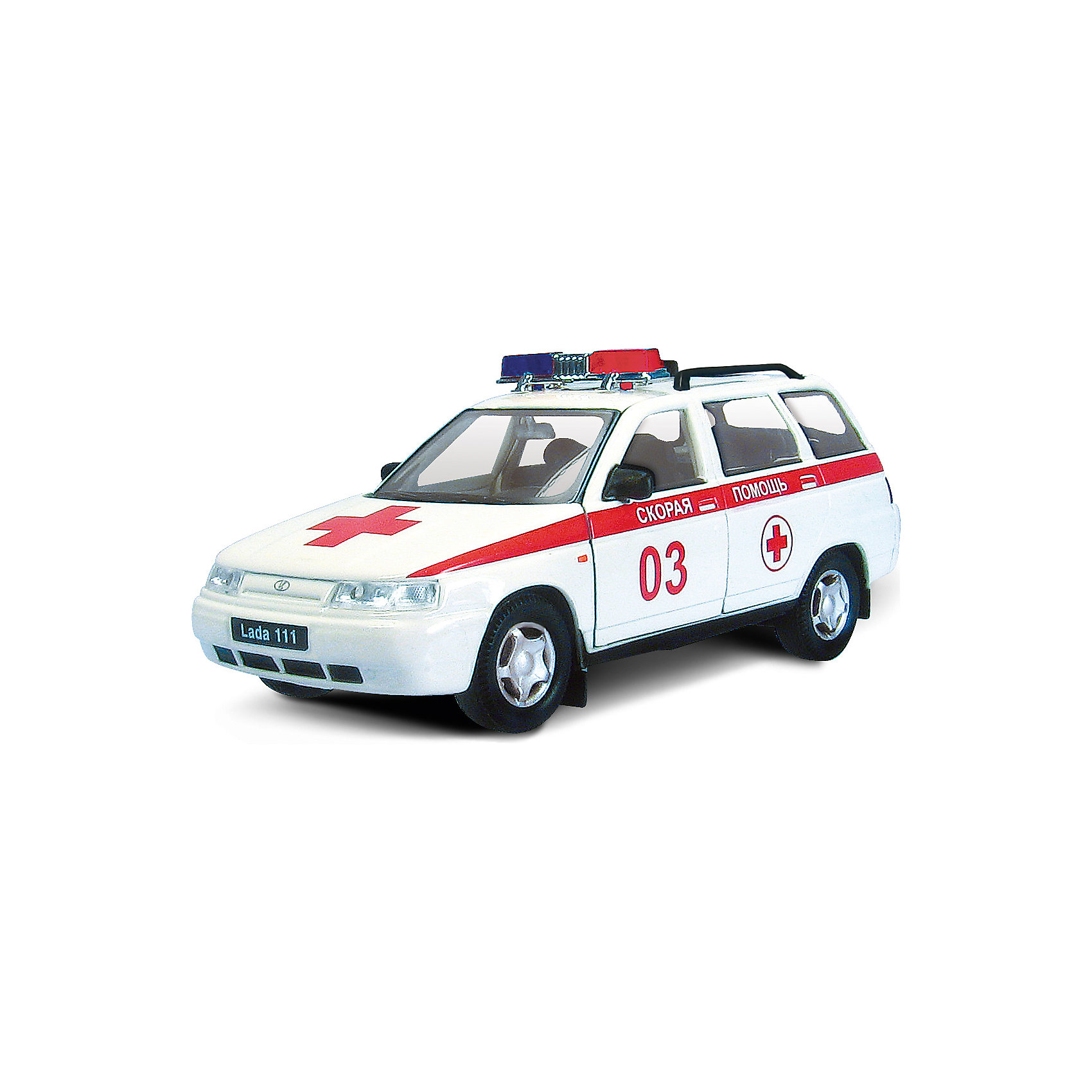 Машинка Lada 111 скорая помощь 1:36, Autotime Машинка Lada 111 скорая помощь 1:36, AutotimeМашинки<br><br><br>Ширина мм: 165<br>Глубина мм: 57<br>Высота мм: 75<br>Вес г: 13<br>Возраст от месяцев: 36<br>Возраст до месяцев: 2147483647<br>Пол: Мужской<br>Возраст: Детский<br>SKU: 5583917