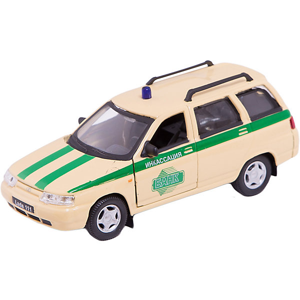 Машинка Lada 111 инкассация 1:36, Autotime Машинка Lada 111 инкассация 1:36, AutotimeМашинки<br>Характеристики товара:<br><br>• цвет: желтый<br>• материал: металл, пластик<br>• размер: 16,5х7,х5,7 см<br>• вес: 100 г<br>• масштаб: 1:36<br>• прочный материал<br>• хорошая детализация<br>• открываются двери<br>• страна бренда: Россия<br>• страна производства: Китай<br><br>Коллекционная машинка LADA 111 инкассация от бренда AUTOTIME станет отличным подарком для мальчика. Подробная детализация машинки порадует увлеченного коллекционера, а открывающиеся двери и свободно вращающиеся колеса придутся по душе юному владельцу игрушечного гаража. Эта игрушка подарит восторг и радость вашему ребенку. <br><br>Игрушка также воздействует на наглядно-образное мышление, логическое мышление, развивает мелкую моторику. Изделие выполнено из сертифицированных материалов, безопасных для детей.<br><br>Машинку «Lada 111» инкассация от бренда AUTOTIME можно купить в нашем интернет-магазине.<br><br>Ширина мм: 165<br>Глубина мм: 57<br>Высота мм: 75<br>Вес г: 13<br>Возраст от месяцев: 36<br>Возраст до месяцев: 2147483647<br>Пол: Мужской<br>Возраст: Детский<br>SKU: 5583920