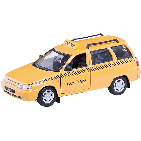 Машинка Lada 111 такси 1:36, Autotime Машинка Lada 111 такси 1:36, AutotimeМашинки<br>Характеристики товара:<br><br>• цвет: желтый<br>• материал: металл, пластик<br>• размер: 16,5х7,х5,7 см<br>• вес: 100 г<br>• масштаб: 1:36<br>• прочный материал<br>• хорошая детализация<br>• открываются двери<br>• страна бренда: Россия<br>• страна производства: Китай<br><br>Коллекционная машинка LADA 111 такси от бренда AUTOTIME станет отличным подарком для мальчика. Подробная детализация машинки порадует увлеченного коллекционера, а открывающиеся двери и свободно вращающиеся колеса придутся по душе юному владельцу игрушечного гаража. Эта игрушка подарит восторг и радость вашему ребенку. <br><br>Игрушка также воздействует на наглядно-образное мышление, логическое мышление, развивает мелкую моторику. Изделие выполнено из сертифицированных материалов, безопасных для детей.<br><br>Машинку «Lada 111» такси от бренда AUTOTIME можно купить в нашем интернет-магазине.<br><br>Ширина мм: 165<br>Глубина мм: 57<br>Высота мм: 75<br>Вес г: 13<br>Возраст от месяцев: 36<br>Возраст до месяцев: 2147483647<br>Пол: Мужской<br>Возраст: Детский<br>SKU: 5583922