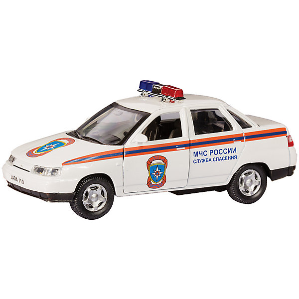 Машинка Lada 110 служба спасения 1:36, Autotime Машинка Lada 110 служба спасения 1:36, AutotimeМашинки<br>Характеристики товара:<br><br>• цвет: белая<br>• материал: металл, пластик<br>• размер: 16,5х7,х5,7 см<br>• вес: 100 г<br>• масштаб: 1:36<br>• прочный материал<br>• хорошая детализация<br>• открываются двери<br>• страна бренда: Россия<br>• страна производства: Китай<br><br>Коллекционная машинка LADA 110 служба спасения от бренда AUTOTIME станет отличным подарком для мальчика. Подробная детализация машинки порадует увлеченного коллекционера, а открывающиеся двери и свободно вращающиеся колеса придутся по душе юному владельцу игрушечного гаража. Эта игрушка подарит восторг и радость вашему ребенку. <br><br>Игрушка также воздействует на наглядно-образное мышление, логическое мышление, развивает мелкую моторику. Изделие выполнено из сертифицированных материалов, безопасных для детей.<br><br>Машинку «Lada 110» служба спасения от бренда AUTOTIME можно купить в нашем интернет-магазине.<br><br>Ширина мм: 165<br>Глубина мм: 57<br>Высота мм: 75<br>Вес г: 13<br>Возраст от месяцев: 36<br>Возраст до месяцев: 2147483647<br>Пол: Мужской<br>Возраст: Детский<br>SKU: 5583931
