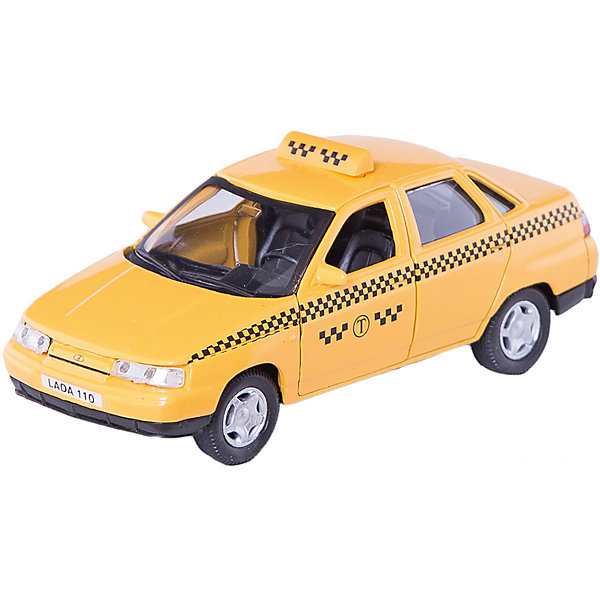 Машинка Lada 110 такси 1:36, Autotime Машинка Lada 110 такси 1:36, AutotimeМашинки<br>Характеристики товара:<br><br>• цвет: желтый<br>• материал: металл, пластик<br>• размер: 16,5х7,х5,7 см<br>• вес: 100 г<br>• масштаб: 1:36<br>• прочный материал<br>• хорошая детализация<br>• открываются двери<br>• страна бренда: Россия<br>• страна производства: Китай<br><br>Коллекционная машинка LADA 110 такси от бренда AUTOTIME станет отличным подарком для мальчика. Подробная детализация машинки порадует увлеченного коллекционера, а открывающиеся двери и свободно вращающиеся колеса придутся по душе юному владельцу игрушечного гаража. Эта игрушка подарит восторг и радость вашему ребенку. <br><br>Игрушка также воздействует на наглядно-образное мышление, логическое мышление, развивает мелкую моторику. Изделие выполнено из сертифицированных материалов, безопасных для детей.<br><br>Машинку «Lada 110» такси от бренда AUTOTIME можно купить в нашем интернет-магазине.<br><br>Ширина мм: 165<br>Глубина мм: 57<br>Высота мм: 75<br>Вес г: 13<br>Возраст от месяцев: 36<br>Возраст до месяцев: 2147483647<br>Пол: Мужской<br>Возраст: Детский<br>SKU: 5583932