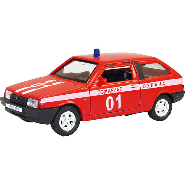 Машинка Lada 2108 пожарная охрана 1:36, Autotime Машинка Lada 2108 пожарная охрана 1:36, AutotimeМашинки<br>Характеристики товара:<br><br>• цвет: красный<br>• материал: металл, пластик<br>• размер: 16,5х7,х5,7 см<br>• вес: 100 г<br>• масштаб: 1:36<br>• прочный материал<br>• хорошая детализация<br>• открываются двери<br>• страна бренда: Россия<br>• страна производства: Китай<br><br>Коллекционная машинка LADA 2108 пожарная охрана от бренда AUTOTIME станет отличным подарком для мальчика. Подробная детализация машинки порадует увлеченного коллекционера, а открывающиеся двери и свободно вращающиеся колеса придутся по душе юному владельцу игрушечного гаража. Эта игрушка подарит восторг и радость вашему ребенку. <br><br>Игрушка также воздействует на наглядно-образное мышление, логическое мышление, развивает мелкую моторику. Изделие выполнено из сертифицированных материалов, безопасных для детей.<br><br>Машинку «Lada 2108» пожарная охрана от бренда AUTOTIME можно купить в нашем интернет-магазине.<br><br>Ширина мм: 165<br>Глубина мм: 57<br>Высота мм: 75<br>Вес г: 13<br>Возраст от месяцев: 36<br>Возраст до месяцев: 2147483647<br>Пол: Мужской<br>Возраст: Детский<br>SKU: 5583935