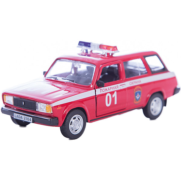 Машинка Lada 2104 пожарная охрана 1:36, Autotime Машинка Lada 2104 пожарная охрана 1:36, AutotimeМашинки<br>Характеристики товара:<br><br>• цвет: красный<br>• материал: металл, пластик<br>• размер: 16,5х7,х5,7 см<br>• вес: 100 г<br>• масштаб: 1:36<br>• прочный материал<br>• хорошая детализация<br>• открываются двери<br>• страна бренда: Россия<br>• страна производства: Китай<br><br>Коллекционная машинка LADA 2104 пожарная охрана от бренда AUTOTIME станет отличным подарком для мальчика. Подробная детализация машинки порадует увлеченного коллекционера, а открывающиеся двери и свободно вращающиеся колеса придутся по душе юному владельцу игрушечного гаража. Эта игрушка подарит восторг и радость вашему ребенку. <br><br>Игрушка также воздействует на наглядно-образное мышление, логическое мышление, развивает мелкую моторику. Изделие выполнено из сертифицированных материалов, безопасных для детей.<br><br>Машинку «Lada 2104» пожарная охрана от бренда AUTOTIME можно купить в нашем интернет-магазине.<br><br>Ширина мм: 165<br>Глубина мм: 57<br>Высота мм: 75<br>Вес г: 13<br>Возраст от месяцев: 36<br>Возраст до месяцев: 2147483647<br>Пол: Мужской<br>Возраст: Детский<br>SKU: 5583948