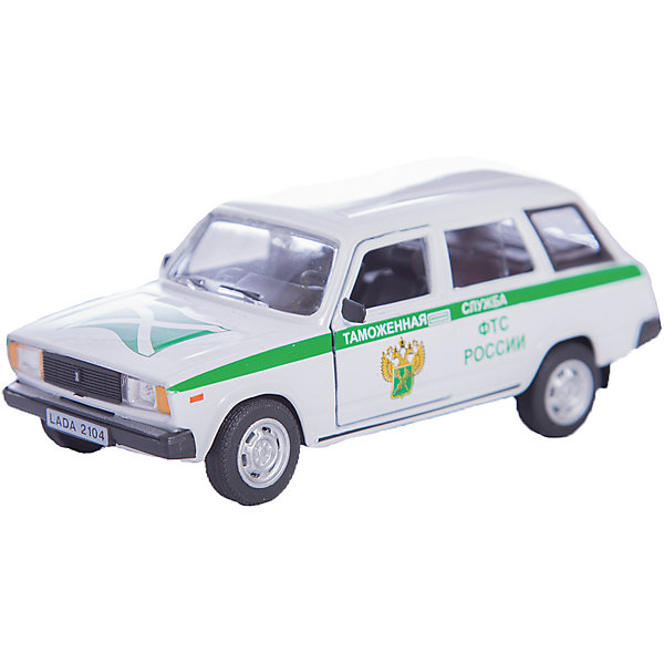 Машинка Lada 2104 таможенная служба 1:36, Autotime Машинка Lada 2104 таможенная служба 1:36, AutotimeМашинки<br>Характеристики товара:<br><br>• цвет: белый<br>• материал: металл, пластик<br>• размер: 16,5х7,х5,7 см<br>• вес: 100 г<br>• масштаб: 1:36<br>• прочный материал<br>• хорошая детализация<br>• открываются двери<br>• страна бренда: Россия<br>• страна производства: Китай<br><br>Коллекционная машинка LADA 2104 таможенная служба от бренда AUTOTIME станет отличным подарком для мальчика. Подробная детализация машинки порадует увлеченного коллекционера, а открывающиеся двери и свободно вращающиеся колеса придутся по душе юному владельцу игрушечного гаража. Эта игрушка подарит восторг и радость вашему ребенку. <br><br>Игрушка также воздействует на наглядно-образное мышление, логическое мышление, развивает мелкую моторику. Изделие выполнено из сертифицированных материалов, безопасных для детей.<br><br>Машинку «Lada 2104» таможенная служба от бренда AUTOTIME можно купить в нашем интернет-магазине.<br><br>Ширина мм: 165<br>Глубина мм: 57<br>Высота мм: 75<br>Вес г: 13<br>Возраст от месяцев: 36<br>Возраст до месяцев: 2147483647<br>Пол: Мужской<br>Возраст: Детский<br>SKU: 5583950