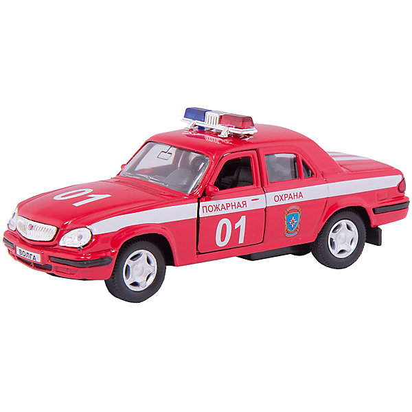 Машинка ГАЗ-31105 Волга пожарная охрана 1:43, Autotime Машинка ГАЗ-31105 Волга пожарная охрана 1:43, AutotimeМашинки<br>Характеристики товара:<br><br>• цвет: красный<br>• материал: металл, пластик<br>• размер: 16х7,5х5,7 см<br>• вес: 100 г<br>• масштаб: 1:43<br>• прочный материал<br>• хорошая детализация<br>• открываются двери<br>• вращаются колеса<br>• коллекционная<br>• страна бренда: Россия<br>• страна производства: Китай<br><br>Металлическая машинка ГАЗ-31105 Волга от бренда AUTOTIME придется по душе мальчикам. Это идеальный подарок для ценителя и коллекционера автомобилей, которые выполнены с подробной детализацией. Игрушка является настоящей копией машины «Волга». Двери машинки открываются свободно, колеса вращаются. Поэтому она может стать и частью коллекции, и выступать отдельной игрушкой.<br><br>Машинка может выполнять сразу несколько функций: развлекать ребенка, помогать вырабатывать практические качества: ловкость, координацию, мелкую моторику. Также в процессе увлекательной игры развивается фантазия ребенка. Изделие выполнено из сертифицированных материалов, безопасных для детей.<br><br>Машинку ГАЗ-31105 Волга пожарная охрана от бренда AUTOTIME можно купить в нашем интернет-магазине.<br><br>Ширина мм: 165<br>Глубина мм: 57<br>Высота мм: 75<br>Вес г: 13<br>Возраст от месяцев: 36<br>Возраст до месяцев: 2147483647<br>Пол: Мужской<br>Возраст: Детский<br>SKU: 5583972