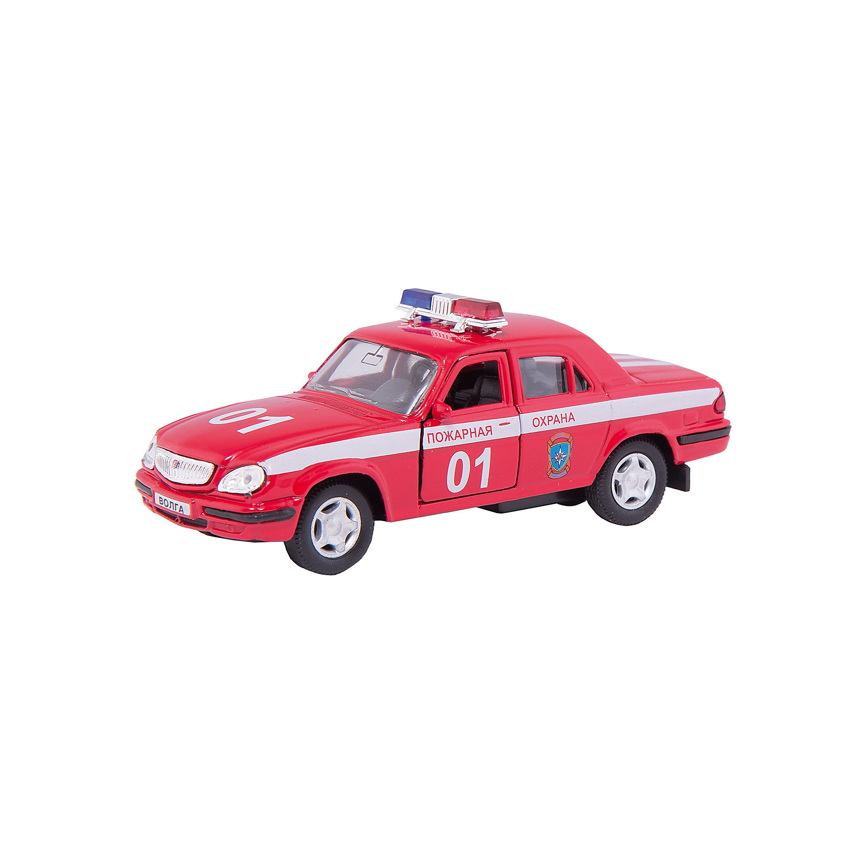 Машинка ГАЗ-31105 Волга пожарная охрана 1:43, Autotime Машинка ГАЗ-31105 Волга пожарная охрана 1:43, AutotimeМашинки<br>Характеристики товара:<br><br>• цвет: красный<br>• материал: металл, пластик<br>• размер: 16х7,5х5,7 см<br>• вес: 100 г<br>• масштаб: 1:43<br>• прочный материал<br>• хорошая детализация<br>• открываются двери<br>• вращаются колеса<br>• коллекционная<br>• страна бренда: Россия<br>• страна производства: Китай<br><br>Металлическая машинка ГАЗ-31105 Волга от бренда AUTOTIME придется по душе мальчикам. Это идеальный подарок для ценителя и коллекционера автомобилей, которые выполнены с подробной детализацией. Игрушка является настоящей копией машины «Волга». Двери машинки открываются свободно, колеса вращаются. Поэтому она может стать и частью коллекции, и выступать отдельной игрушкой.<br><br>Машинка может выполнять сразу несколько функций: развлекать ребенка, помогать вырабатывать практические качества: ловкость, координацию, мелкую моторику. Также в процессе увлекательной игры развивается фантазия ребенка. Изделие выполнено из сертифицированных материалов, безопасных для детей.<br><br>Машинку ГАЗ-31105 Волга пожарная охрана от бренда AUTOTIME можно купить в нашем интернет-магазине.<br><br>Ширина мм: 165<br>Глубина мм: 57<br>Высота мм: 75<br>Вес г: 13<br>Возраст от месяцев: 36<br>Возраст до месяцев: 2147483647<br>Пол: Мужской<br>Возраст: Детский<br>SKU: 5583972