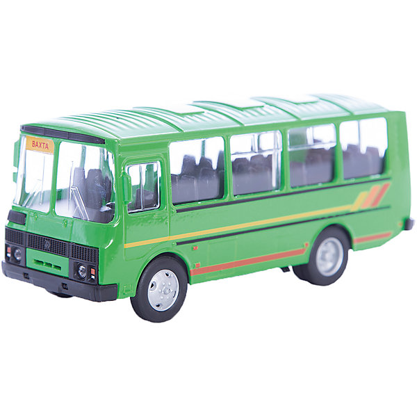Машинка ПАЗ-32053 вахтовый 1:43, Autotime Машинка ПАЗ-32053 вахтовый 1:43, AutotimeМашинки<br>Характеристики товара:<br><br>• цвет: салатовый<br>• материал: металл, пластик<br>• размер упаковки: 22х7х17 см<br>• вес: 100 г<br>• масштаб: 1:43<br>• хорошая детализация<br>• вращаются колеса<br>• коллекционная<br>• страна бренда: Россия<br>• страна производства: Китай<br><br>Металлическая машинка ПАЗ-32053 от бренда AUTOTIME придется по душе мальчикам. Это идеальный подарок для ценителя и коллекционера автомобилей, которые выполнены с подробной детализацией. Игрушка является настоящей копией автобуса. Колеса машинки вращаются. Поэтому она может стать и частью коллекции, и выступать отдельной игрушкой.<br><br>Машинка может выполнять сразу несколько функций: развлекать ребенка, помогать вырабатывать практические качества: ловкость, координацию, мелкую моторику. Также в процессе увлекательной игры развивается фантазия ребенка. Изделие выполнено из сертифицированных материалов, безопасных для детей.<br><br>Машинку ПАЗ-32053 вахтовый от бренда AUTOTIME можно купить в нашем интернет-магазине.<br><br>Ширина мм: 165<br>Глубина мм: 57<br>Высота мм: 75<br>Вес г: 13<br>Возраст от месяцев: 36<br>Возраст до месяцев: 2147483647<br>Пол: Мужской<br>Возраст: Детский<br>SKU: 5583980