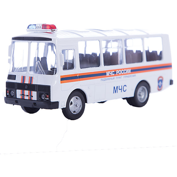Машинка ПАЗ-32053 МЧС 1:43, Autotime Машинка ПАЗ-32053 МЧС 1:43, AutotimeМашинки<br>Характеристики товара:<br><br>• цвет: белый<br>• материал: металл, пластик<br>• размер упаковки: 22х7х17 см<br>• вес: 100 г<br>• масштаб: 1:43<br>• хорошая детализация<br>• вращаются колеса<br>• коллекционная<br>• страна бренда: Россия<br>• страна производства: Китай<br><br>Металлическая машинка ПАЗ-32053 от бренда AUTOTIME придется по душе мальчикам. Это идеальный подарок для ценителя и коллекционера автомобилей, которые выполнены с подробной детализацией. Игрушка является настоящей копией автобуса. Колеса машинки вращаются. Поэтому она может стать и частью коллекции, и выступать отдельной игрушкой.<br><br>Машинка может выполнять сразу несколько функций: развлекать ребенка, помогать вырабатывать практические качества: ловкость, координацию, мелкую моторику. Также в процессе увлекательной игры развивается фантазия ребенка. Изделие выполнено из сертифицированных материалов, безопасных для детей.<br><br>Машинку ПАЗ-32053 МЧС от бренда AUTOTIME можно купить в нашем интернет-магазине.<br><br>Ширина мм: 165<br>Глубина мм: 57<br>Высота мм: 75<br>Вес г: 13<br>Возраст от месяцев: 36<br>Возраст до месяцев: 2147483647<br>Пол: Мужской<br>Возраст: Детский<br>SKU: 5583985