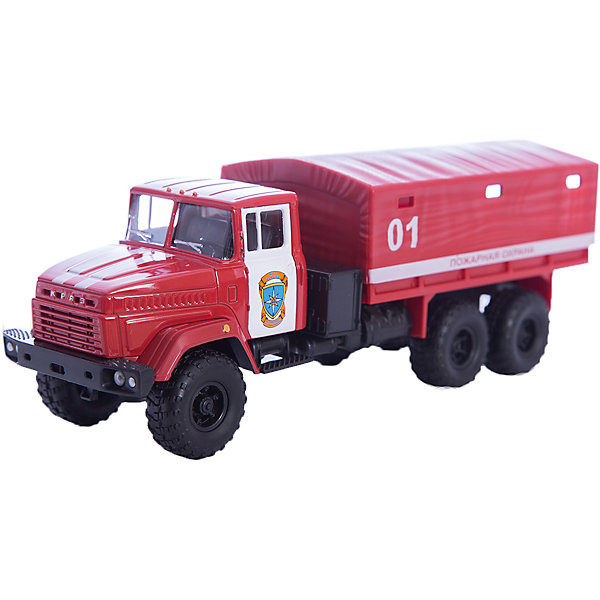 Машинка KRAZ-6322 пожарная охрана, Autotime Машинка KRAZ-6322 пожарная охрана, AutotimeМашинки<br>Характеристики товара:<br><br>• цвет: красный<br>• материал: металл, пластик<br>• длина: 20 см<br>• размер упаковки: 22х7х17 см<br>• вес: 100 г<br>• масштаб: 1:43<br>• хорошая детализация<br>• вращаются колеса<br>• коллекционная<br>• страна бренда: Россия<br>• страна производства: Китай<br><br>Многие мальчики в детстве мечтают стать героями. Эта машинка позволит вашему ребенку представить себя на месте отважного спасателя! Коллекционная модель машины - это уменьшенная копия грузовика. Данная модель выполнена с тщательной детализацией и представлена в масштабе 1:43. Кабина грузовика окрашена в характерный цвет. <br><br>Машинка может выполнять сразу несколько функций: развлекать ребенка, помогать вырабатывать практические качества: ловкость, координацию, мелкую моторику. Также в процессе увлекательной игры развивается фантазия ребенка. Изделие выполнено из сертифицированных материалов, безопасных для детей. Машинка стимулирует двигательную активность ребенка, дает представление об устройстве автомобиля. Эта модель станет отличным подарком как отдельная игрушка, а также может пополнить коллекцию юного ценителя техники.<br><br>Машинку KRAZ-6322 пожарная охрана от бренда AUTOTIME можно купить в нашем интернет-магазине.<br><br>Ширина мм: 250<br>Глубина мм: 95<br>Высота мм: 110<br>Вес г: 25<br>Возраст от месяцев: 36<br>Возраст до месяцев: 2147483647<br>Пол: Мужской<br>Возраст: Детский<br>SKU: 5584000