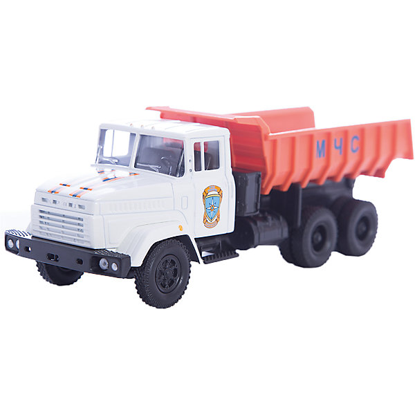 Машинка KRAZ-6510 МЧС, Autotime Машинка KRAZ-6510 МЧС, AutotimeМашинки<br>Характеристики товара:<br><br>• цвет: бело-оранжевый<br>• материал: металл, пластик<br>• длина: 20 см<br>• размер упаковки: 22х7х17 см<br>• вес: 100 г<br>• масштаб: 1:43<br>• хорошая детализация<br>• вращаются колеса<br>• коллекционная<br>• страна бренда: Россия<br>• страна производства: Китай<br><br>Многие мальчики в детстве мечтают стать героями. Эта машинка позволит вашему ребенку представить себя на месте отважного спасателя! Коллекционная модель машины - это уменьшенная копия грузовика. Данная модель выполнена с тщательной детализацией и представлена в масштабе 1:43. Кабина грузовика окрашена в характерный цвет. <br><br>Машинка может выполнять сразу несколько функций: развлекать ребенка, помогать вырабатывать практические качества: ловкость, координацию, мелкую моторику. Также в процессе увлекательной игры развивается фантазия ребенка. Изделие выполнено из сертифицированных материалов, безопасных для детей. Машинка стимулирует двигательную активность ребенка, дает представление об устройстве автомобиля. Эта модель станет отличным подарком как отдельная игрушка, а также может пополнить коллекцию юного ценителя техники.<br><br>Машинку KRAZ-6510 МЧС от бренда AUTOTIME можно купить в нашем интернет-магазине.<br><br>Ширина мм: 250<br>Глубина мм: 95<br>Высота мм: 110<br>Вес г: 25<br>Возраст от месяцев: 36<br>Возраст до месяцев: 2147483647<br>Пол: Мужской<br>Возраст: Детский<br>SKU: 5584003
