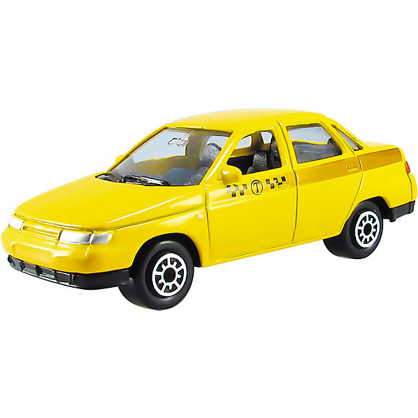 Машинка Lada 110 такси 1:60, Autotime Машинка Lada 110 такси 1:60, AutotimeМашинки<br>Характеристики товара:<br><br>• цвет: желтый<br>• материал: металл, пластик<br>• размер упаковки: 10 х 4 х 4 см<br>• вес: 100 г<br>• масштаб: 1:60<br>• инерционная<br>• хорошая детализация<br>• открываются двери<br>• вращаются колеса<br>• коллекционная<br>• страна бренда: Россия<br>• страна производства: Китай<br><br>Эта металлическая машинка от бренда AUTOTIME придется по душе мальчикам. Это идеальный подарок для ценителя и коллекционера автомобилей, которые выполнены с подробной детализацией. Игрушка является настоящей копией машины! Двери машинки открываются свободно, колеса вращаются. Поэтому она может стать и частью коллекции, и выступать отдельной игрушкой.<br><br>Машинка может выполнять сразу несколько функций: развлекать ребенка, помогать вырабатывать практические качества: ловкость, координацию, мелкую моторику. Также в процессе увлекательной игры развивается фантазия ребенка. Изделие выполнено из сертифицированных материалов, безопасных для детей.<br><br>Машинку Lada 110 такси от бренда AUTOTIME можно купить в нашем интернет-магазине.<br><br>Ширина мм: 100<br>Глубина мм: 40<br>Высота мм: 40<br>Вес г: 16<br>Возраст от месяцев: 36<br>Возраст до месяцев: 2147483647<br>Пол: Мужской<br>Возраст: Детский<br>SKU: 5584013