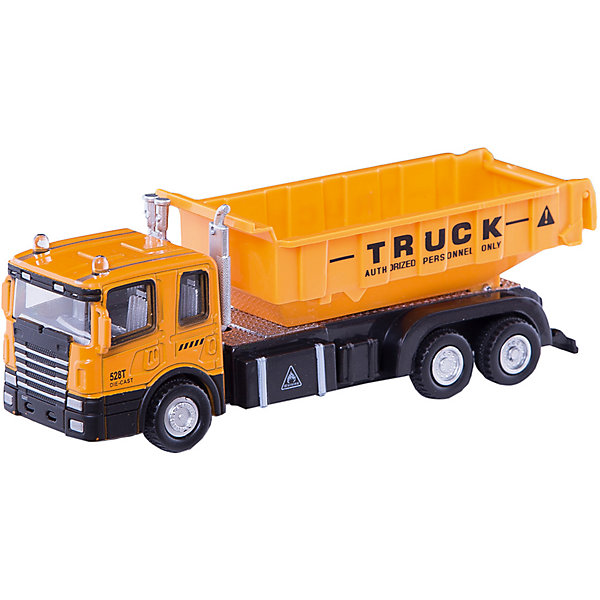 Машинка Construction Truck строительный самосвал 1:48, Autotime Машинка Construction Truck строительный самосвал 1:48, AutotimeМашинки<br>Характеристики товара:<br><br>• цвет: желтый<br>• возраст: от 3 лет<br>• материал: металл, пластик<br>• масштаб: 1:48<br>• колеса вращаются<br>• размер упаковки: 16х6х7 см<br>• вес с упаковкой: 100 г<br>• страна бренда: Россия, Китай<br>• страна изготовитель: Китай<br><br>Эта отлично детализированная машинка является коллекционной моделью. Окна - прозрачные, поэтому через них можно увидеть салон.<br><br>Сделана машинка из прочного и безопасного материала. Модель с большим открытым кузовом.<br><br>Машинку «Construction Truck» строительный самосвал 1:48, Autotime (Автотайм) можно купить в нашем интернет-магазине.<br><br>Ширина мм: 165<br>Глубина мм: 57<br>Высота мм: 75<br>Вес г: 13<br>Возраст от месяцев: 36<br>Возраст до месяцев: 2147483647<br>Пол: Мужской<br>Возраст: Детский<br>SKU: 5584046