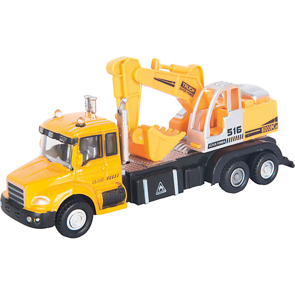 Машинка Excavator Truck с экскаватором 1:48, Autotime Машинка Excavator Truck с экскаватором 1:48, AutotimeМашинки<br>Характеристики товара:<br><br>• цвет: желтый<br>• возраст: от 3 лет<br>• материал: металл, пластик<br>• масштаб: 1:48<br>• колеса вращаются<br>• подвижные части крана<br>• размер упаковки: 16х6х7 см<br>• вес с упаковкой: 100 г<br>• страна бренда: Россия, Китай<br>• страна изготовитель: Китай<br><br>Такая отлично детализированная машинка является коллекционной моделью. Окна - прозрачные, поэтому через них можно увидеть салон.<br><br>Сделана машинка из прочного и безопасного материала. Модель с подвижным краном.<br><br>Машинку «Excavator Truck» с экскаватором 1:48, Autotime (Автотайм) можно купить в нашем интернет-магазине.<br><br>Ширина мм: 165<br>Глубина мм: 57<br>Высота мм: 75<br>Вес г: 13<br>Возраст от месяцев: 36<br>Возраст до месяцев: 2147483647<br>Пол: Мужской<br>Возраст: Детский<br>SKU: 5584047