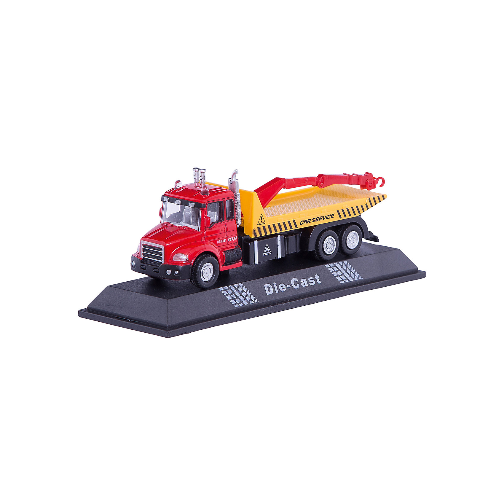 Машинка Tow Truck эвакуатор 1:48, Autotime Машинка Tow Truck эвакуатор 1:48, AutotimeМашинки<br>Характеристики товара:<br><br>• цвет: красный<br>• возраст: от 3 лет<br>• материал: металл, пластик<br>• масштаб: 1:48<br>• колеса вращаются<br>• размер упаковки: 16х6х7 см<br>• вес с упаковкой: 100 г<br>• страна бренда: Россия, Китай<br>• страна изготовитель: Китай<br><br>Эта коллекционная модель машинки отличается высокой детализацией. Окна - прозрачные, поэтому через них можно увидеть салон.<br><br>Сделана машинка из прочного и безопасного материала. Модель с эвакуатором и платформой.<br><br>Машинку «Tow Truck» эвакуатор 1:48, Autotime (Автотайм) можно купить в нашем интернет-магазине.<br><br>Ширина мм: 165<br>Глубина мм: 57<br>Высота мм: 75<br>Вес г: 13<br>Возраст от месяцев: 36<br>Возраст до месяцев: 2147483647<br>Пол: Мужской<br>Возраст: Детский<br>SKU: 5584049