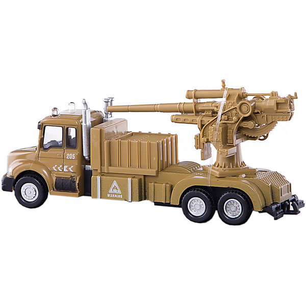 Машинка Military Gun Truck с орудием 1:48, Autotime Машинка Military Gun Truck с орудием 1:48, AutotimeМашинки<br>Характеристики товара:<br><br>• цвет: желтый<br>• возраст: от 3 лет<br>• материал: металл, пластик<br>• масштаб: 1:48<br>• колеса вращаются<br>• размер упаковки: 16х6х7 см<br>• вес с упаковкой: 100 г<br>• страна бренда: Россия, Китай<br>• страна изготовитель: Китай<br><br>Эта коллекционная модель машинки отличается высокой детализацией. Окна - прозрачные, поэтому через них можно увидеть салон.<br><br>Сделана машинка из прочного и безопасного материала. Модель с орудием.<br><br>Машинку «Military Gun Truck» с орудием 1:48, Autotime (Автотайм) можно купить в нашем интернет-магазине.<br><br>Ширина мм: 165<br>Глубина мм: 57<br>Высота мм: 75<br>Вес г: 13<br>Возраст от месяцев: 36<br>Возраст до месяцев: 2147483647<br>Пол: Мужской<br>Возраст: Детский<br>SKU: 5584058
