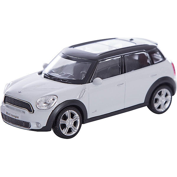 Машинка Mini Cooper S Countryman 1:43, Autotime Машинка Mini Cooper S Countryman 1:43, AutotimeМашинки<br>Характеристики товара:<br><br>• цвет: белый<br>• возраст: от 3 лет<br>• материал: металл, пластик<br>• масштаб: 1:43<br>• размер упаковки: 16х6х7 см<br>• вес с упаковкой: 100 г<br>• страна бренда: Россия, Китай<br>• страна изготовитель: Китай<br><br>Эта коллекционная модель машинки отличается высокой детализацией. Окна - прозрачные, поэтому через них можно увидеть салон.<br><br>Машинка произведена из прочного и безопасного материала. <br><br>Машинку «Mini Cooper S Countryman» 1:43, Autotime (Автотайм) можно купить в нашем интернет-магазине.<br><br>Ширина мм: 165<br>Глубина мм: 57<br>Высота мм: 75<br>Вес г: 13<br>Возраст от месяцев: 36<br>Возраст до месяцев: 2147483647<br>Пол: Мужской<br>Возраст: Детский<br>SKU: 5584091