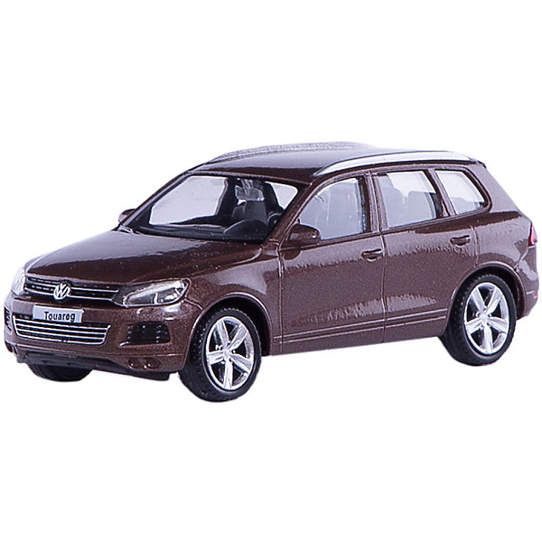 Машинка Volkswagen Touareg 4, Autotime Машинка Volkswagen Touareg 4, AutotimeМашинки<br>Характеристики товара:<br><br>• цвет: коричневый<br>• возраст: от 3 лет<br>• материал: металл, пластик<br>• масштаб: 1:43<br>• колеса вращаются<br>• размер упаковки: 16х6х7 см<br>• вес с упаковкой: 100 г<br>• страна бренда: Россия, Китай<br>• страна изготовитель: Китай<br><br>Такая машинка представляет собой миниатюрную копию реально существующей модели. Она отличается высокой детализацией, является коллекционной моделью. <br><br>Сделана машинка из прочного и безопасного материала. Корпус - из металла. Благодаря прозрачным стеклам виден подробно проработанный салон.<br><br>Машинку «Volkswagen Touareg 4» 1:43, Autotime (Автотайм) можно купить в нашем интернет-магазине.<br><br>Ширина мм: 165<br>Глубина мм: 57<br>Высота мм: 75<br>Вес г: 13<br>Возраст от месяцев: 36<br>Возраст до месяцев: 2147483647<br>Пол: Мужской<br>Возраст: Детский<br>SKU: 5584096