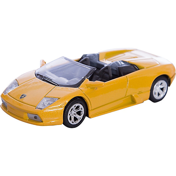 Машинка Lamborghini Murcielago Roadster 1:43, Autotime Машинка Lamborghini Murcielago Roadster 1:43, AutotimeМашинки<br>Характеристики товара:<br><br>• цвет: в ассортименте<br>• возраст: от 3 лет<br>• материал: металл, пластик<br>• масштаб: 1:43<br>• колеса вращаются<br>• размер упаковки: 16х6х7 см<br>• вес с упаковкой: 100 г<br>• страна бренда: Россия, Китай<br>• страна изготовитель: Китай<br><br>Эта коллекционная модель машинки отличается высокой детализацией. Окна - прозрачные, поэтому через них можно увидеть салон.<br><br>Машинка произведена из прочного и безопасного материала. <br><br>Машинку «Lamborghini Murcielago Roadster», 1:43, Autotime (Автотайм) можно купить в нашем интернет-магазине.<br><br>Ширина мм: 165<br>Глубина мм: 57<br>Высота мм: 75<br>Вес г: 13<br>Возраст от месяцев: 36<br>Возраст до месяцев: 2147483647<br>Пол: Мужской<br>Возраст: Детский<br>SKU: 5584100
