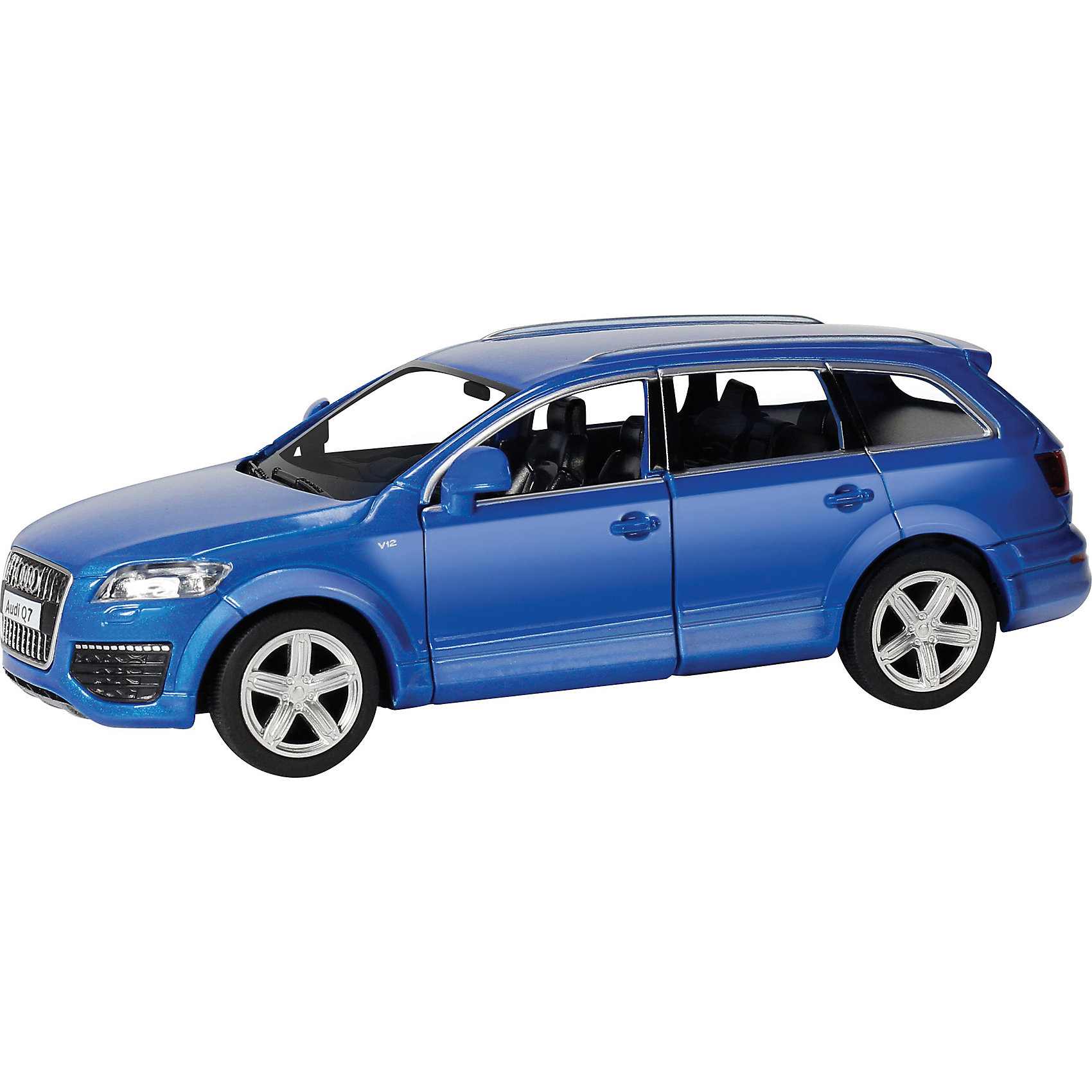 Машинка Audi Q7 V12 5, Autotime Машинка Audi Q7 V12 5, AutotimeМашинки<br>Характеристики товара:<br><br>• цвет: синий<br>• возраст: от 3 лет<br>• материал: металл, пластик<br>• масштаб: 1:36<br>• двери открываются<br>• размер упаковки: 16х6х7 см<br>• вес с упаковкой: 100 г<br>• страна бренда: Россия, Китай<br>• страна изготовитель: Китай<br><br>Такая машинка представляет собой миниатюрную копию реально существующей модели. Она отличается высокой детализацией, является коллекционной моделью. <br><br>Сделана машинка из прочного и безопасного материала. Корпус - из металла. Благодаря прозрачным стеклам виден подробно проработанный салон.<br><br>Машинку «Audi Q7 V12 5», Autotime (Автотайм) можно купить в нашем интернет-магазине.<br><br>Ширина мм: 165<br>Глубина мм: 57<br>Высота мм: 75<br>Вес г: 13<br>Возраст от месяцев: 36<br>Возраст до месяцев: 2147483647<br>Пол: Мужской<br>Возраст: Детский<br>SKU: 5584103