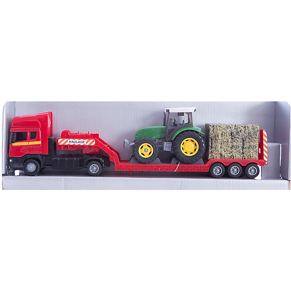 Машинка Scania с трактором 1:48, Autotime Машинка Scania с трактором 1:48, AutotimeМашинки<br>Характеристики товара:<br><br>• цвет: мульти<br>• возраст: от 3 лет<br>• материал: металл, пластик<br>• масштаб: 1:48<br>• трактор в комплекте<br>• инерционный механизм<br>• колеса вращаются<br>• размер упаковки: 35х6х11 см<br>• вес с упаковкой: 300 г<br>• страна бренда: Россия, Китай<br>• страна изготовитель: Китай<br><br>Такая машинка представляет собой миниатюрную копию грузовой машины с трактором. Она отличается высокой детализацией, является коллекционной моделью. <br><br>Сделана машинка из прочного и безопасного материала. Корпус - из металла и пластика. <br><br>Машинку «Scania с трактором 1:48», Autotime (Автотайм) можно купить в нашем интернет-магазине.<br><br>Ширина мм: 362<br>Глубина мм: 114<br>Высота мм: 146<br>Вес г: 15<br>Возраст от месяцев: 36<br>Возраст до месяцев: 2147483647<br>Пол: Мужской<br>Возраст: Детский<br>SKU: 5584136