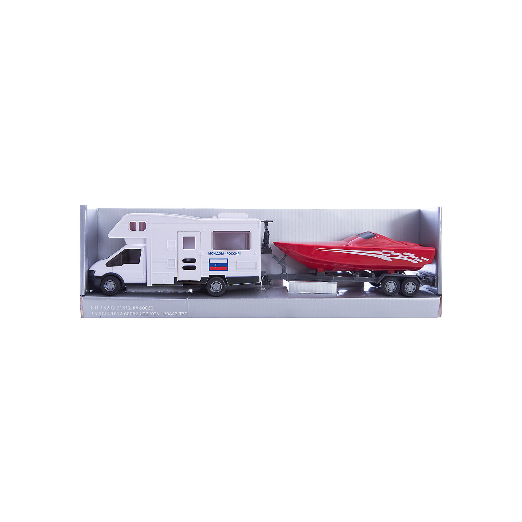 Машинка Motorhome Sunshine Россия, с яхтой 1:48, Autotime Машинка Motorhome Sunshine Россия, с яхтой 1:48, AutotimeМашинки<br>Характеристики товара:<br><br>• цвет: красный, белый<br>• возраст: от 3 лет<br>• материал: металл, пластик<br>• масштаб: 1:48<br>• комплектация: машина, яхта<br>• колеса вращаются<br>• размер упаковки: 25х6х11 см<br>• вес с упаковкой: 300 г<br>• страна бренда: Россия, Китай<br>• страна изготовитель: Китай<br><br>Эта машинка представляет собой миниатюрную копию машины с яхтой. Она отличается высокой детализацией, является коллекционной моделью. <br><br>Сделана машинка из прочного и безопасного материала. Корпус - из металла и пластика. <br><br>Машинку «Motorhome Sunshine Россия, с яхтой 1:48», Autotime (Автотайм) можно купить в нашем интернет-магазине.<br><br>Ширина мм: 362<br>Глубина мм: 114<br>Высота мм: 146<br>Вес г: 15<br>Возраст от месяцев: 36<br>Возраст до месяцев: 2147483647<br>Пол: Мужской<br>Возраст: Детский<br>SKU: 5584148