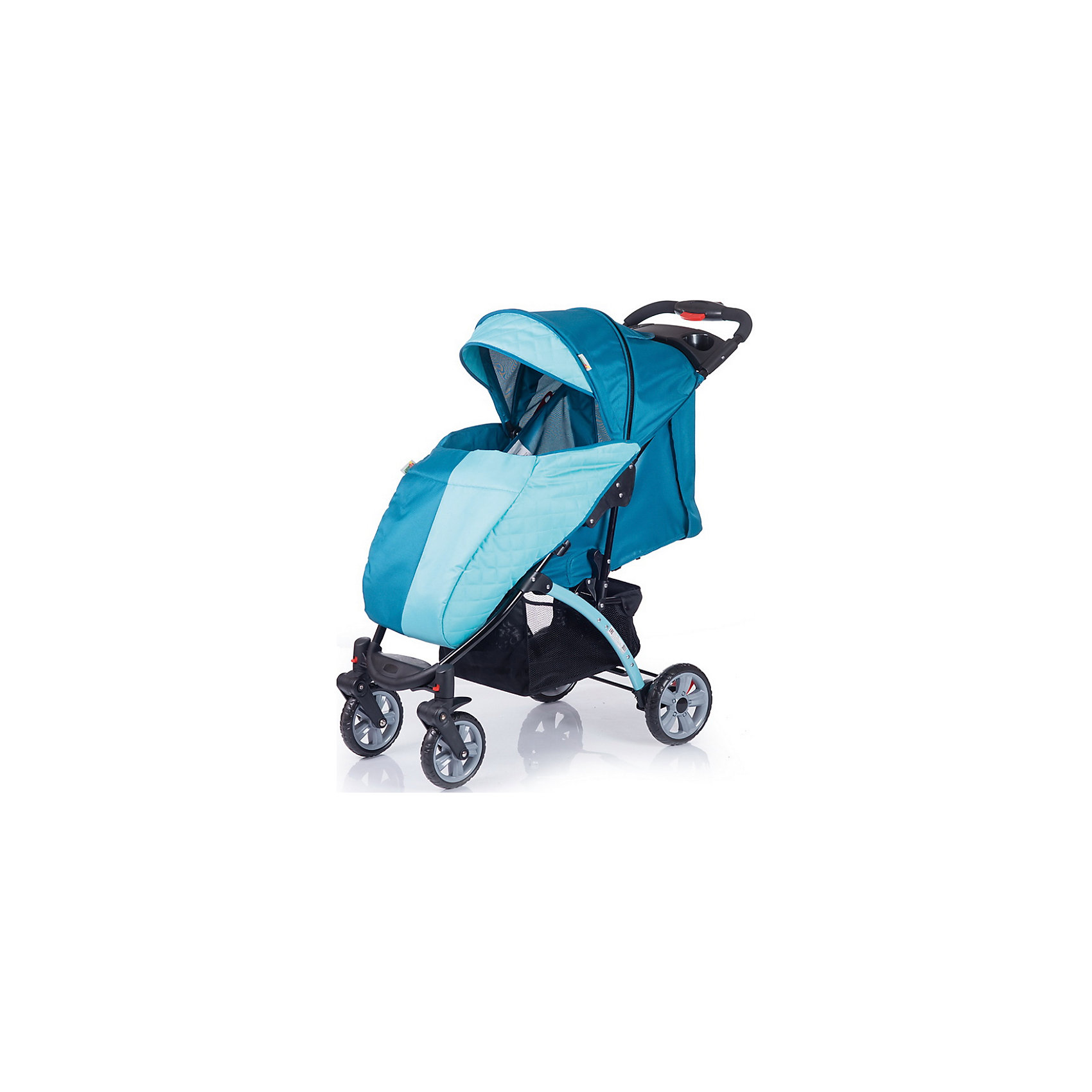 Прогулочная коляска BabyHit Tetra, бирюзовый Прогулочная коляска BabyHit Tetra, бирюзовыйПрогулочные коляски<br>Новинка 2017 года!<br>Прогулочная коляска с расширенным климатическим сезоном.<br>Передние одинарные поворотные колеса с фиксаций в положении «прямо»<br>Складывание одной рукой<br>Капюшон «батискаф»<br>Регулируемая в 3-х положениях спинка (сидя, полулежа, лежа).<br>Регулируемая подножка<br>Съемный поручень с паховым ремнем<br>5-ти точечная система ремней безопасности<br>Столик с подстаканниками и бардачком на ручке<br>Вместительная багажная корзина<br>Амортизация на всех колесах<br>В комплекте: полог, москитная сетка<br><br>Характеристика:<br>Размеры в разложенном виде: 99 х 52 х101 см (ДхШхВ)<br>Размеры в сложенном виде: 84 х 52 х 39 см (ДхШхВ)<br>Размер спального места: 79 х 33 см (ДхШ)<br>Ширина сиденья: 33 см<br>Длина сиденья: 22 см<br>Высота спинки: 44 см<br>Высота до ручки: 100 см<br>Диаметр передних колес: 18 см<br>Диаметр задних колес: 20,5 см<br>Вес: 8,8 кг<br><br>Ширина мм: 420<br>Глубина мм: 250<br>Высота мм: 800<br>Вес г: 10220<br>Возраст от месяцев: 6<br>Возраст до месяцев: 36<br>Пол: Унисекс<br>Возраст: Детский<br>SKU: 5584585