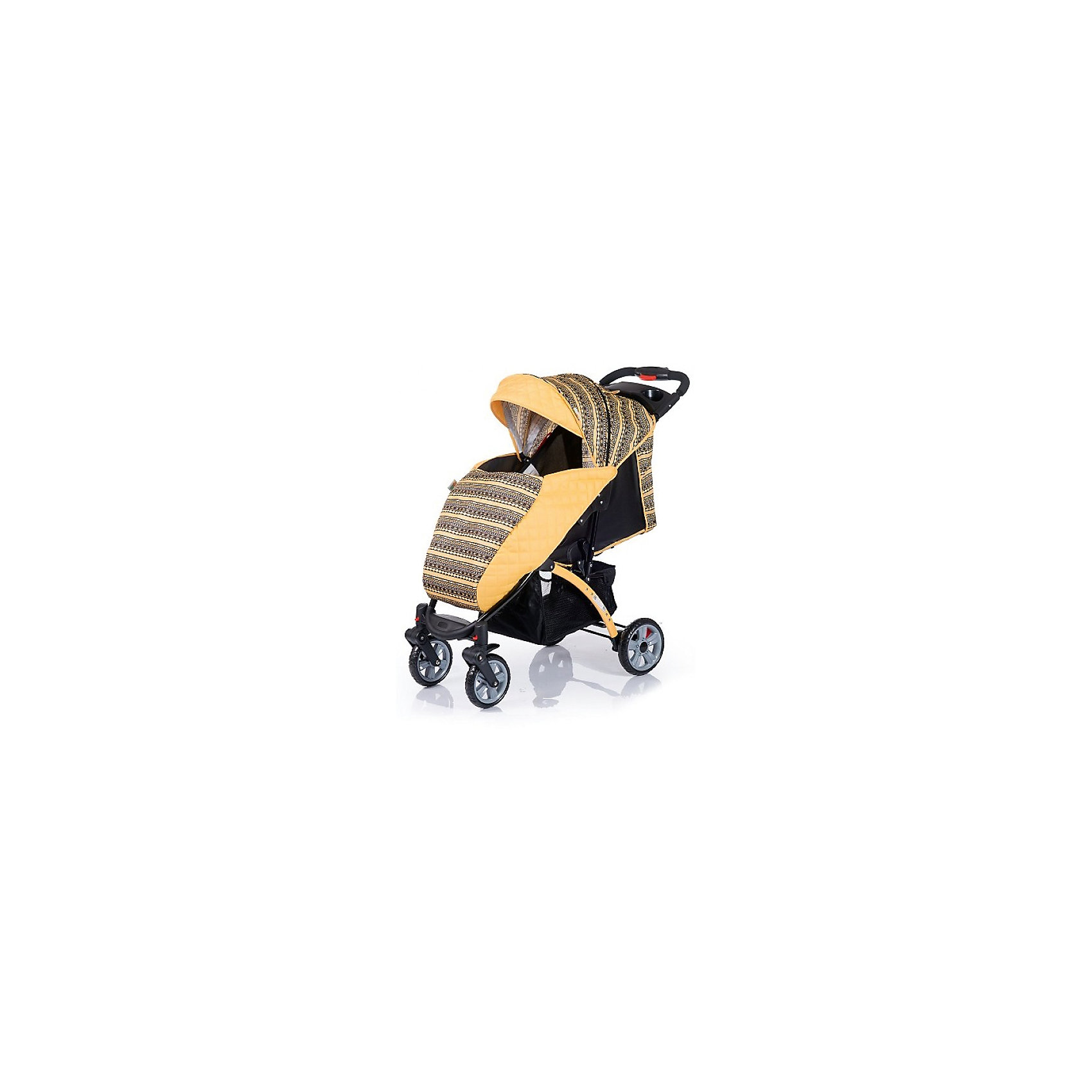 Прогулочная коляска BabyHit Tetra, желтый Прогулочная коляска BabyHit Tetra, желтыйПрогулочные коляски<br>Новинка 2017 года!<br>Прогулочная коляска с расширенным климатическим сезоном.<br>Передние одинарные поворотные колеса с фиксаций в положении «прямо»<br>Складывание одной рукой<br>Капюшон «батискаф»<br>Регулируемая в 3-х положениях спинка (сидя, полулежа, лежа).<br>Регулируемая подножка<br>Съемный поручень с паховым ремнем<br>5-ти точечная система ремней безопасности<br>Столик с подстаканниками и бардачком на ручке<br>Вместительная багажная корзина<br>Амортизация на всех колесах<br>В комплекте: полог, москитная сетка<br><br>Характеристика:<br>Размеры в разложенном виде: 99 х 52 х101 см (ДхШхВ)<br>Размеры в сложенном виде: 84 х 52 х 39 см (ДхШхВ)<br>Размер спального места: 79 х 33 см (ДхШ)<br>Ширина сиденья: 33 см<br>Длина сиденья: 22 см<br>Высота спинки: 44 см<br>Высота до ручки: 100 см<br>Диаметр передних колес: 18 см<br>Диаметр задних колес: 20,5 см<br>Вес: 8,8 кг<br><br>Ширина мм: 420<br>Глубина мм: 250<br>Высота мм: 800<br>Вес г: 10220<br>Возраст от месяцев: 6<br>Возраст до месяцев: 36<br>Пол: Унисекс<br>Возраст: Детский<br>SKU: 5584589
