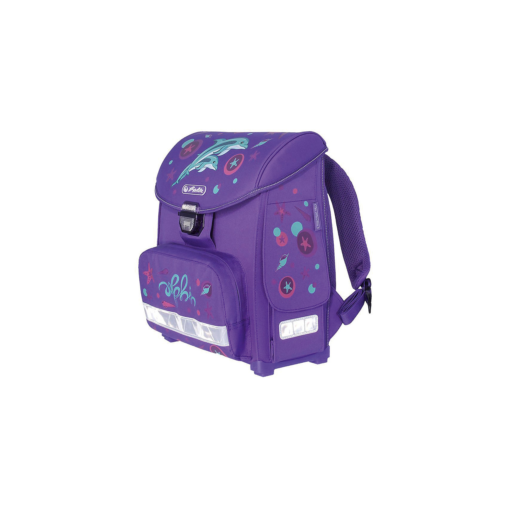Herlitz Ðàíåö SMART Dolphin, áåç íàïîëíåíèÿ Herlitz Ðàíåö SMART Dolphin, áåç íàïîëíåíèÿÐàíöû<br>Ðàíåö SMART Dolphin<br>Îïèñàíèå: ðàçìåð 38õ30õ21ñì <br>-ïîëèýñòåð<br>- çàìîê-çàùåëêà ëåãêî îòêðûâàåòñÿ è çàêðûâàåòñÿ áëàãîäàðÿ ñïåöèàëüíîìó êëàïàíó,<br>- 2 âíóòðåííèõ îòäåëåíèÿ<br>- ðàñïèñàíèå óðîêîâ ïîä êðûøêîé ðàíöà<br>- ïåðåäíèé íàðóæíûé êàðìàí íà «ìîëíèè»<br>- âîäîîòòàëêèâàþùàÿ òêàíü<br>- ñâåòîîòðàæàòåëè 3M íà ïåðåäíåì êàðìàíå, áîêîâûõ êàðìàíàõ è ëÿìêàõ<br>- ïðî÷íûå ïëàñòèêîâûå íîæêè, çàùèùàþùèå äíî îò çàãðÿçíåíèÿ<br>- 2 áîêîâûõ ðàñêëàäûâàþùèõñÿ êàðìàíà íà «ëèïó÷êå»<br>- ýðãîíîìè÷íàÿ ñïèíêà è óïëîòíåííûå ðåãóëèðóåìûå ëÿìêè èç âåíòèëèðóåìîãî ìàòåðèàëà.<br>âåñ 850 ã âìåùàåò À4 ëÿìêè \íàñòðàèâàþòñÿ ïîä ðîñò ðåáåíêà<br><br>Øèðèíà ìì: 300<br>Ãëóáèíà ìì: 380<br>Âûñîòà ìì: 210<br>Âåñ ã: 950<br>Âîçðàñò îò ìåñÿöåâ: 72<br>Âîçðàñò äî ìåñÿöåâ: 120<br>Ïîë: Æåíñêèé<br>Âîçðàñò: Äåòñêèé<br>SKU: 5595045