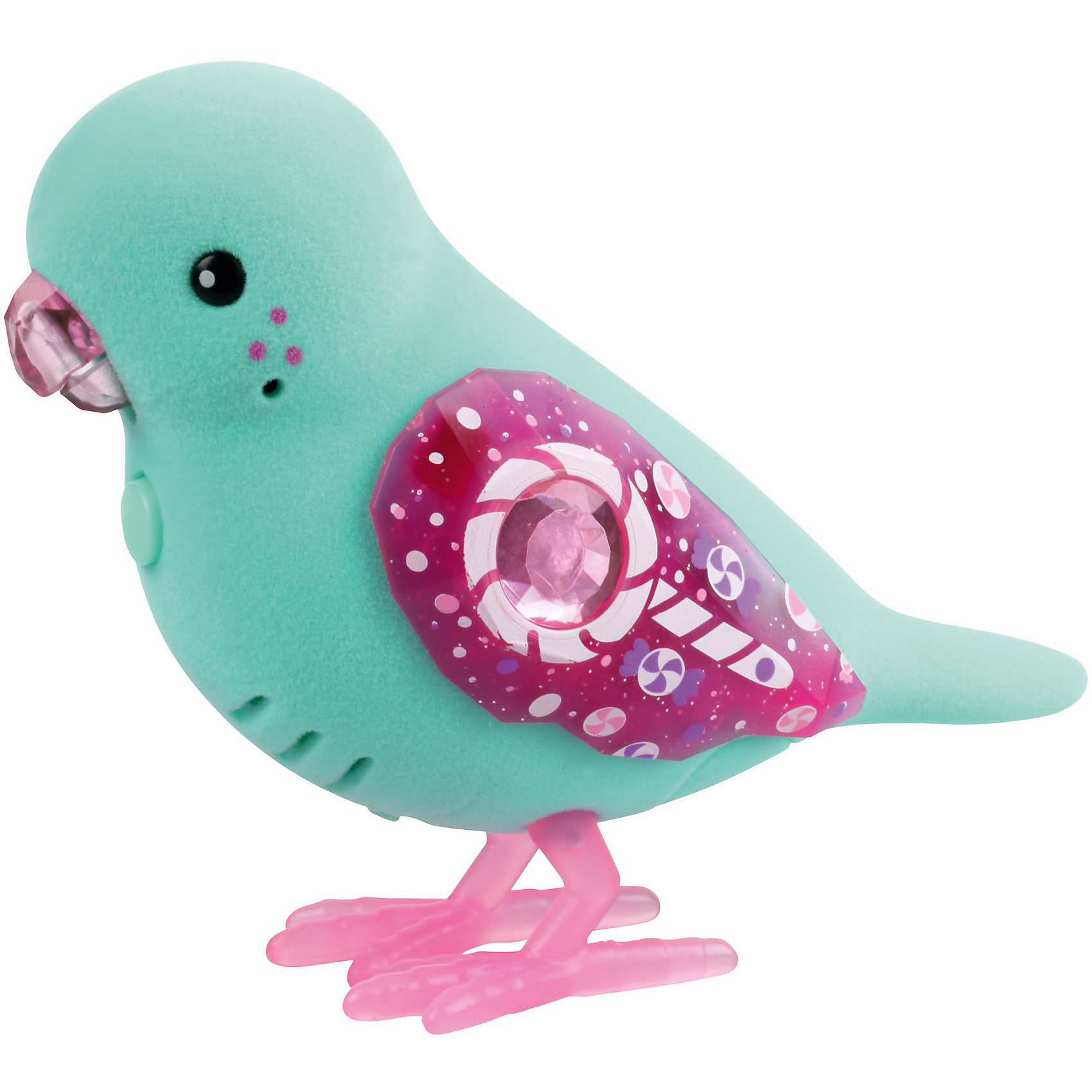 Интерактивная птичка Lolly Polly, Little Live Pets, Moose Интерактивная птичка Lolly Polly, Little Live Pets, MooseИнтерактивные животные<br>Характеристики товара:<br><br>• возраст от 5 лет;<br>• материал: пластик;<br>• работает от 2 батареек ААА (в комплект не входят);<br>• размер упаковки 22х14х5,5 см;<br>• вес упаковки 140 гр.;<br>• страна производитель: Китай.<br><br>Интерактивная птичка «Lolly Polly» Little Live Pets Moоse — необычная птичка, которая умеет петь, двигать клювом и реагирует на поглаживания. У птички розовые лапки и клюв, оригинальные розовые крылышки с камушком и узорами. Если нажать на кнопку на груди птички, она запоет. <br><br>Интерактивную птичку «Lolly Polly» Little Live Pets Moоse можно приобрести в нашем интернет-магазине.<br><br>Ширина мм: 55<br>Глубина мм: 140<br>Высота мм: 220<br>Вес г: 140<br>Возраст от месяцев: 60<br>Возраст до месяцев: 2147483647<br>Пол: Унисекс<br>Возраст: Детский<br>SKU: 5612000