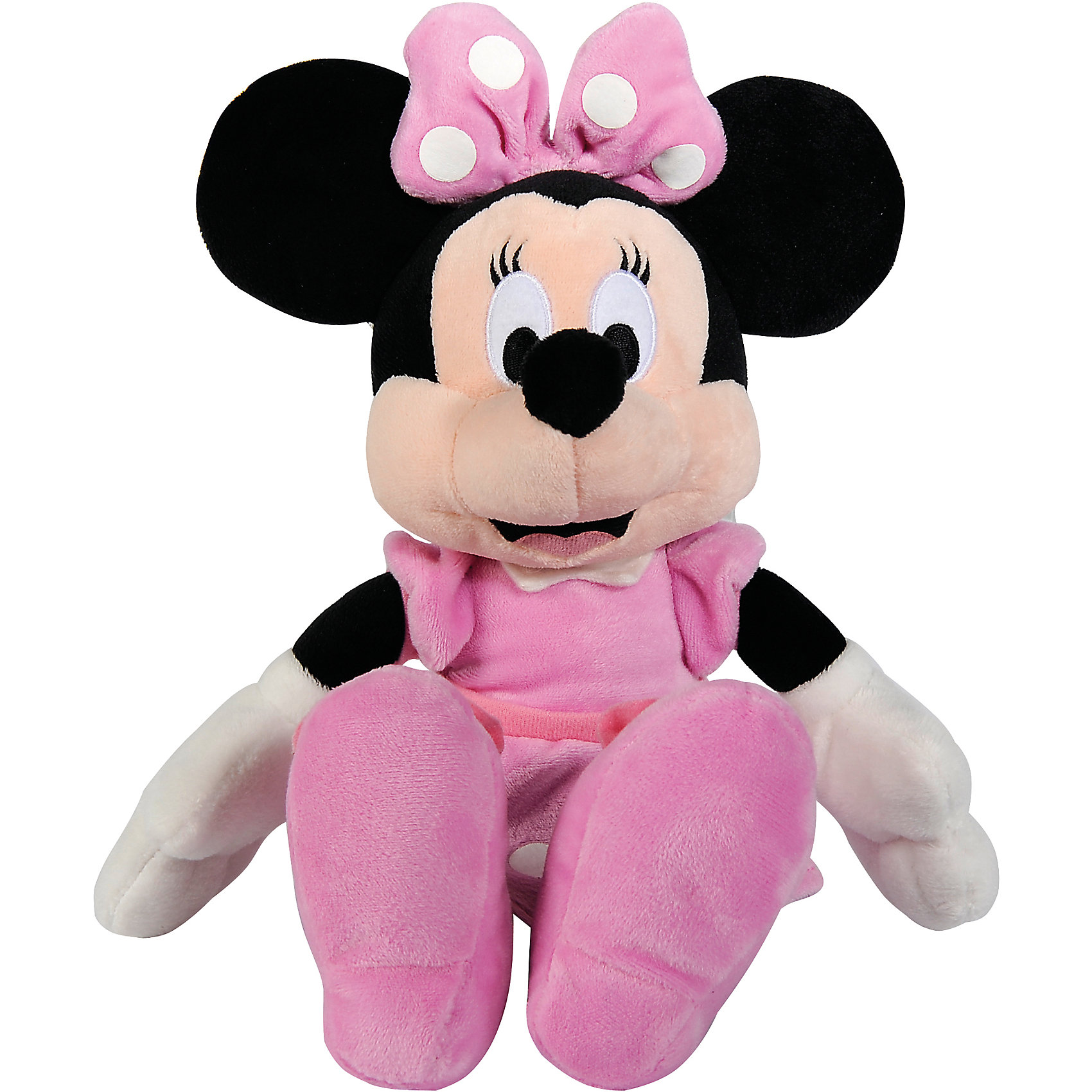 Мягкая игрушка Минни Маус, 25 см, Nicotoy Мягкая игрушка Минни Маус, 25 см, NicotoyЛюбимые герои<br>Характеристики товара:<br><br>• возраст от 3 лет;<br>• материал: плюш;<br>• размер игрушки 25 см;<br>• размер упаковки 35х14х10 см;<br>• вес упаковки 160 гр.;<br>• страна производитель: Китай.<br><br>Мягкая игрушка «Минни Маус» 25 см Nicotoy — известный персонаж мультфильма добрая, заботливая романтичная Минни, подруга Микки Мауса. Минни одета в розовое платье и ботиночки, а на ее голове бантик в горошек. Игрушку можно взять с собой на прогулку, в гости или детский садик и придумывать разнообразные сюжеты для игры. Игрушка изготовлена из качественного безвредного материала.<br><br>Мягкую игрушку «Минни Маус» 25 см Nicotoy можно приобрести в нашем интернет-магазине.<br><br>Ширина мм: 350<br>Глубина мм: 140<br>Высота мм: 100<br>Вес г: 160<br>Возраст от месяцев: 36<br>Возраст до месяцев: 96<br>Пол: Женский<br>Возраст: Детский<br>SKU: 5613487