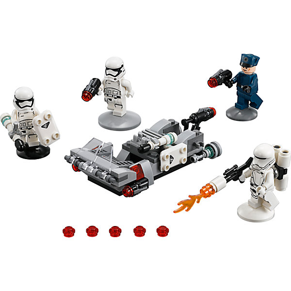 Конструктор Lego Star Wars 75166: Спидер Первого ордена Конструктор Lego Star Wars 75166: Спидер Первого орденаПластмассовые конструкторы<br>Характеристики товара:<br><br>• возраст: от 6 лет;<br>• материал: пластик;<br>• в комплекте: 117 деталей;<br>• количество минифигурок: 4;<br>• размер упаковки: 14,1х19,1х4,6 см;<br>• вес упаковки: 120 гр.;<br>• страна производитель: Чехия.<br><br>Конструктор Lego Star Wars «Спидер Первого ордена» создан по мотивам известной космической саги «Звездные войны». Из элементов конструктора предстоит собрать 4 фигурки персонажей и транспортное средство спидер. Спидер используется для переброски отрядов штурмовиков. Он оснащен двумя передними пушками, стреляющими снарядами, и одной пушкой на задней части.<br><br>Все детали выполнены из качественных безопасных материалов. В процессе сборки конструктора у детей развиваются мелкая моторика рук, усидчивость, логическое мышление.<br><br>Конструктор Lego Star Wars «Спидер Первого ордена» можно приобрести в нашем интернет-магазине.<br><br>Ширина мм: 195<br>Глубина мм: 139<br>Высота мм: 48<br>Вес г: 122<br>Возраст от месяцев: 72<br>Возраст до месяцев: 2147483647<br>Пол: Мужской<br>Возраст: Детский<br>SKU: 5619972