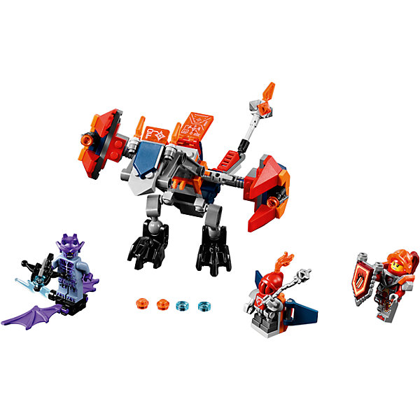 Конструктор Lego Nexo Knights 70361: Дракон Мэйси Конструктор Lego Nexo Knights 70361: Дракон МэйсиПластмассовые конструкторы<br>Характеристики товара:<br><br>• возраст: от 7 лет;<br>• материал: пластик;<br>• в комплекте: 153 детали;<br>• количество минифигурок: 3;<br>• размер упаковки: 26,2х14,1х4,8 см;<br>• вес упаковки: 195 гр.;<br>• страна производитель: Чехия.<br><br>Конструктор Lego Nexo Knights «Дракон Мэйси» входит в серию Лего Нексо Найтс, которая повествует о королевстве Найтония и отважных рыцарях Нексо. Мэйси — храбрая девушка-рыцарь. В борьбе с соперниками ей помогает ее дракон, стреляющий острыми шипами.<br><br>Из элементов конструктора предстоит собрать 3 фигурки и дракона. С ними дети могут придумывать свои захватывающие сюжеты для игры. В набор также включены нексо-силы, которые можно отсканировать через приложение и играть в игру. Сборка конструктора развивает у ребенка логическое мышление, моторику рук, усидчивость.<br><br>Конструктор Lego Nexo Knights «Дракон Мэйси» можно приобрести в нашем интернет-магазине.<br><br>Ширина мм: 260<br>Глубина мм: 144<br>Высота мм: 53<br>Вес г: 196<br>Возраст от месяцев: 84<br>Возраст до месяцев: 2147483647<br>Пол: Мужской<br>Возраст: Детский<br>SKU: 5619988