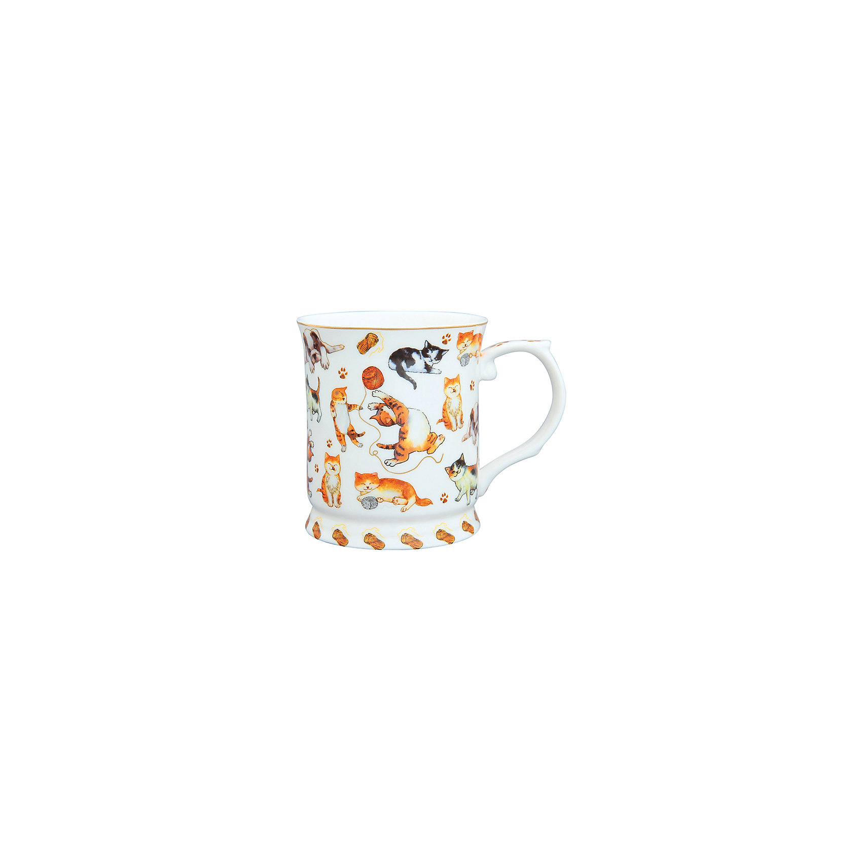 Кружка 400 мл Веселые кошечки New Bone China, Elan Gallery Кружка 400 мл Веселые кошечки New Bone China, Elan GalleryПосуда<br>Кружка 400 мл Elan Gallery 12,5*9*10 см. Веселые кошечки NEW BONE CHINA, Elan Gallery Оригинальная кружка имеет объем 400 мл. Подойдет для чая, кофе и других напитков. Удобна в использовании благодаря устойчивой форме. Изделие имеет подарочную упаковку.<br><br>Ширина мм: 127<br>Глубина мм: 98<br>Высота мм: 104<br>Вес г: 292<br>Возраст от месяцев: 0<br>Возраст до месяцев: 1188<br>Пол: Унисекс<br>Возраст: Детский<br>SKU: 6668909